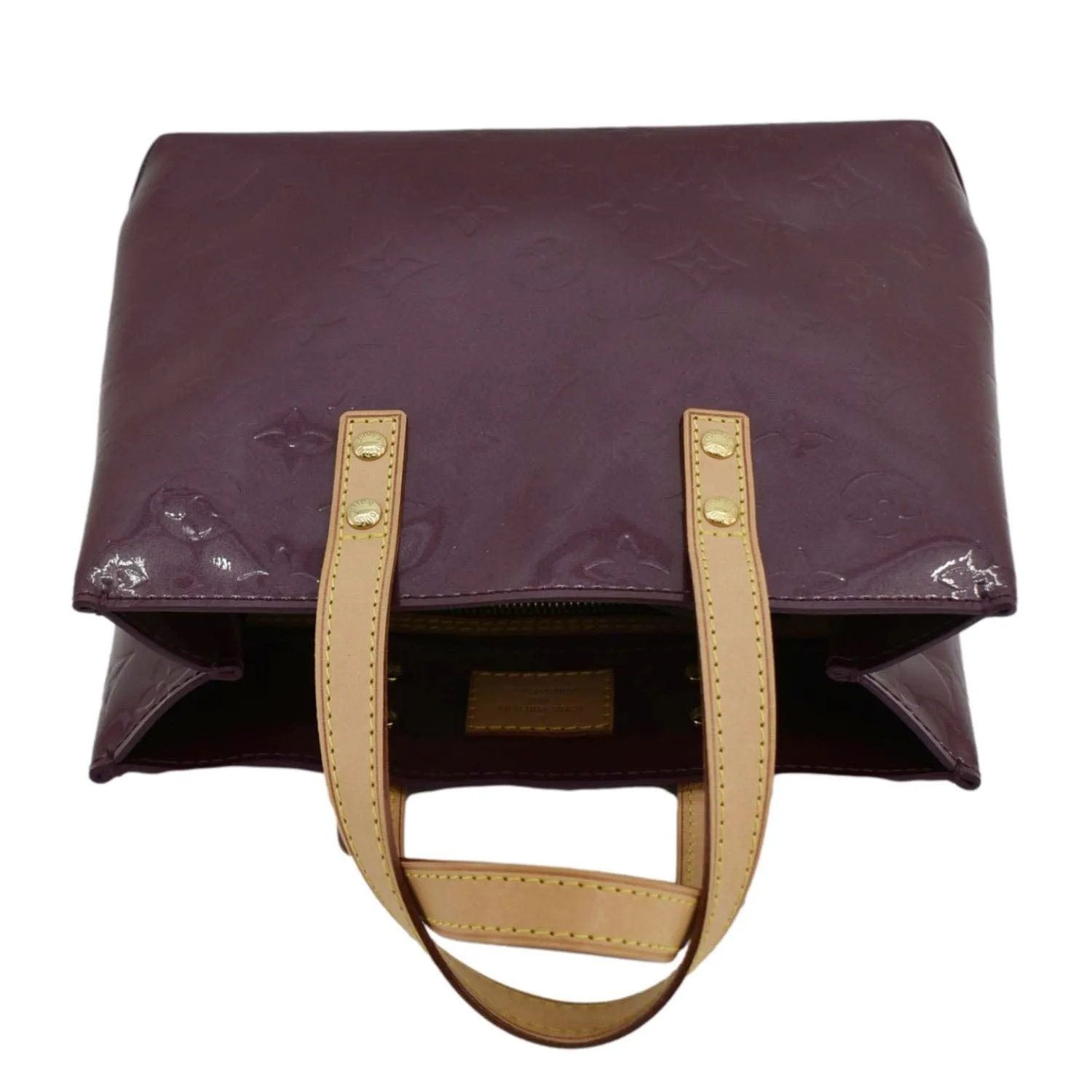 LOUIS VUITTON Reade PM Monogram Vernis Tote Bag Violet