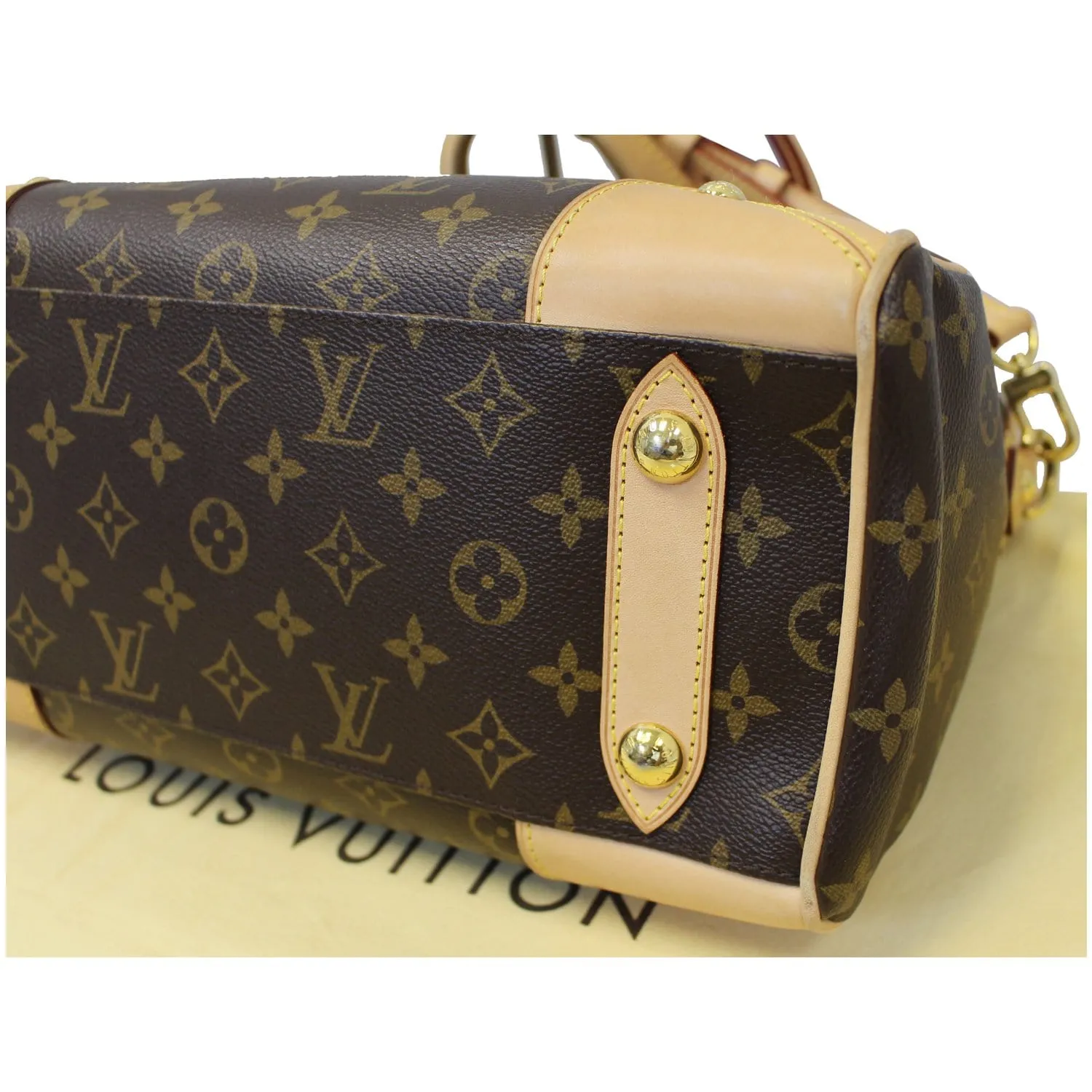 LOUIS VUITTON Retiro PM Monogram Canvas Shoulder Bag Brown