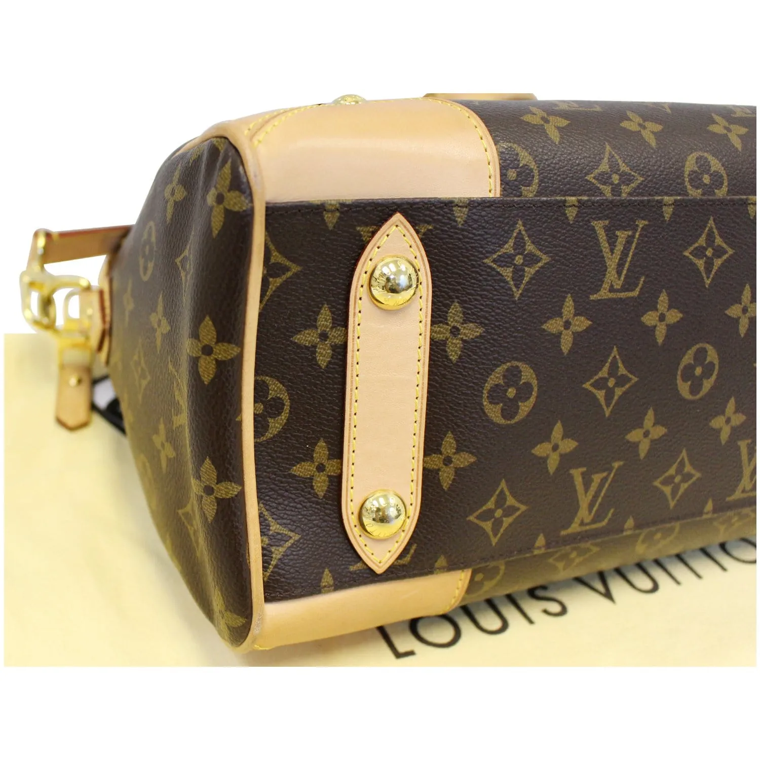 LOUIS VUITTON Retiro PM Monogram Canvas Shoulder Bag Brown