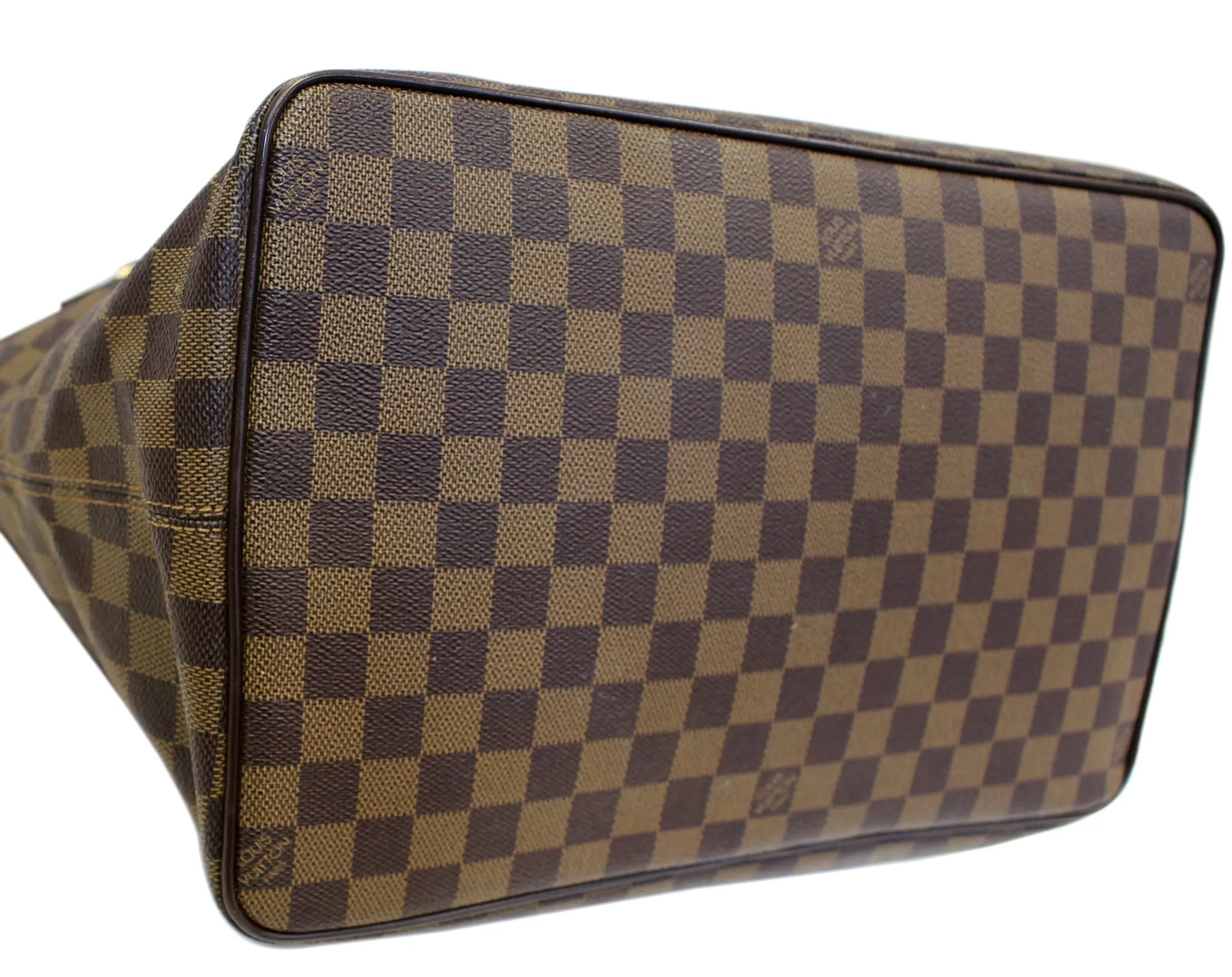 LOUIS VUITTON Saleya GM Damier Ebene Shoulder Handbag