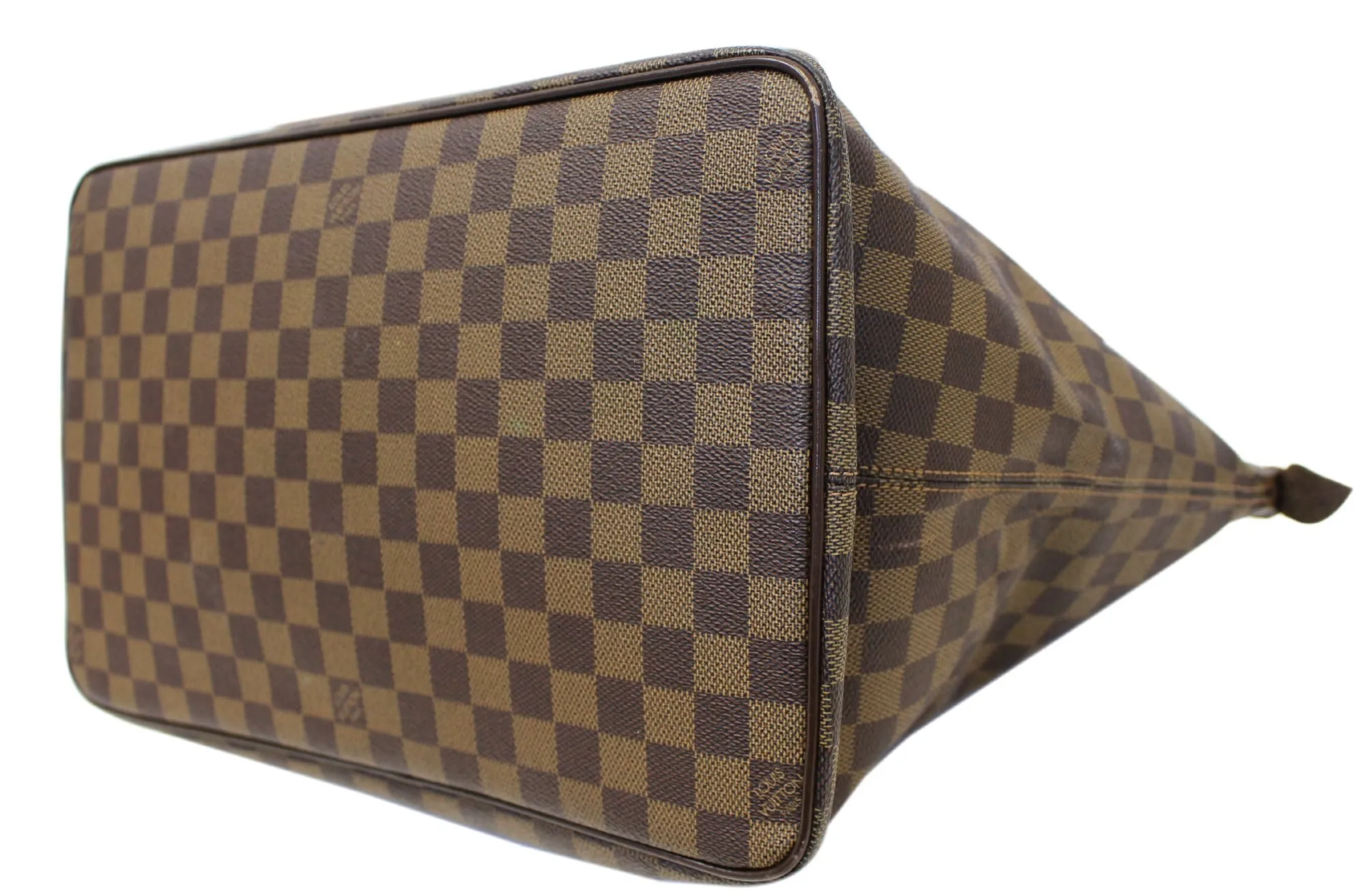 LOUIS VUITTON Saleya GM Damier Ebene Shoulder Handbag