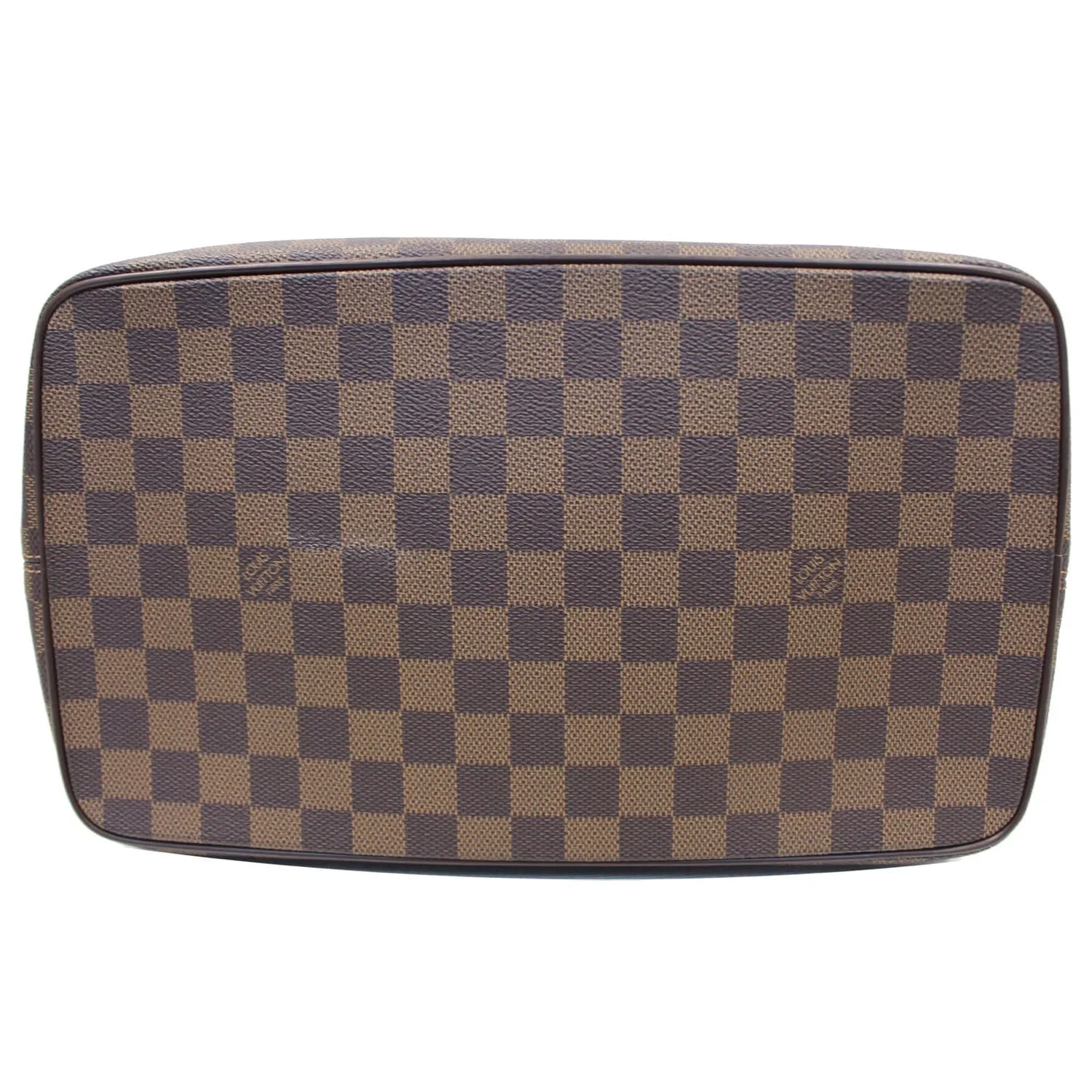 LOUIS VUITTON Saleya MM Damier Ebene Shoulder Bag Brown