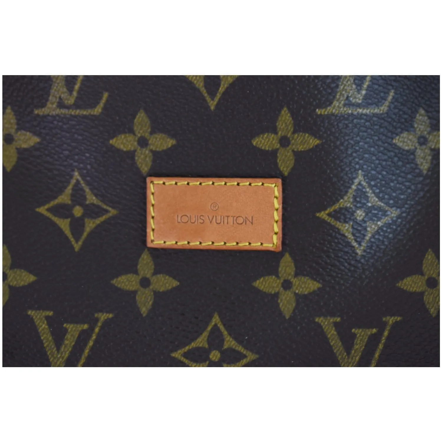 LOUIS VUITTON Saumur 30 Monogram Canvas Shoulder Bag Brown