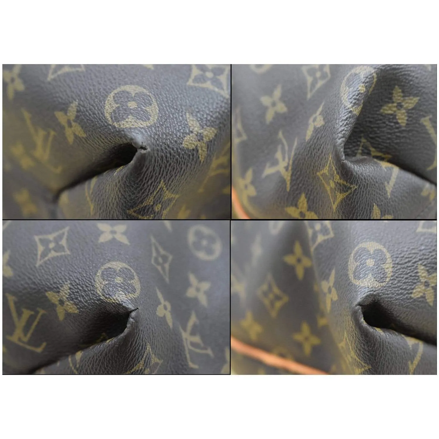 LOUIS VUITTON Sully MM Monogram Canvas Shoulder Bag Brown