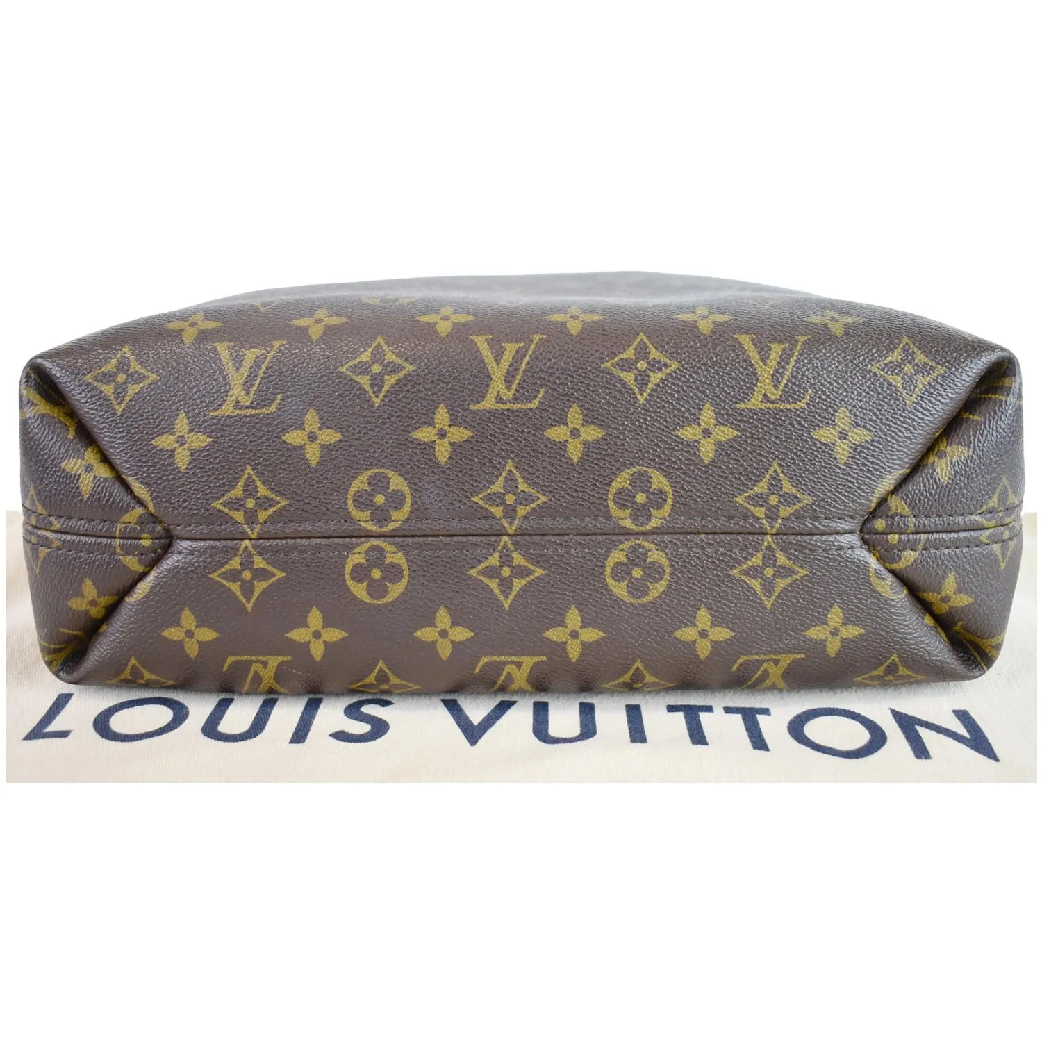 LOUIS VUITTON Sully PM Monogram Canvas Shoulder Bag Brown