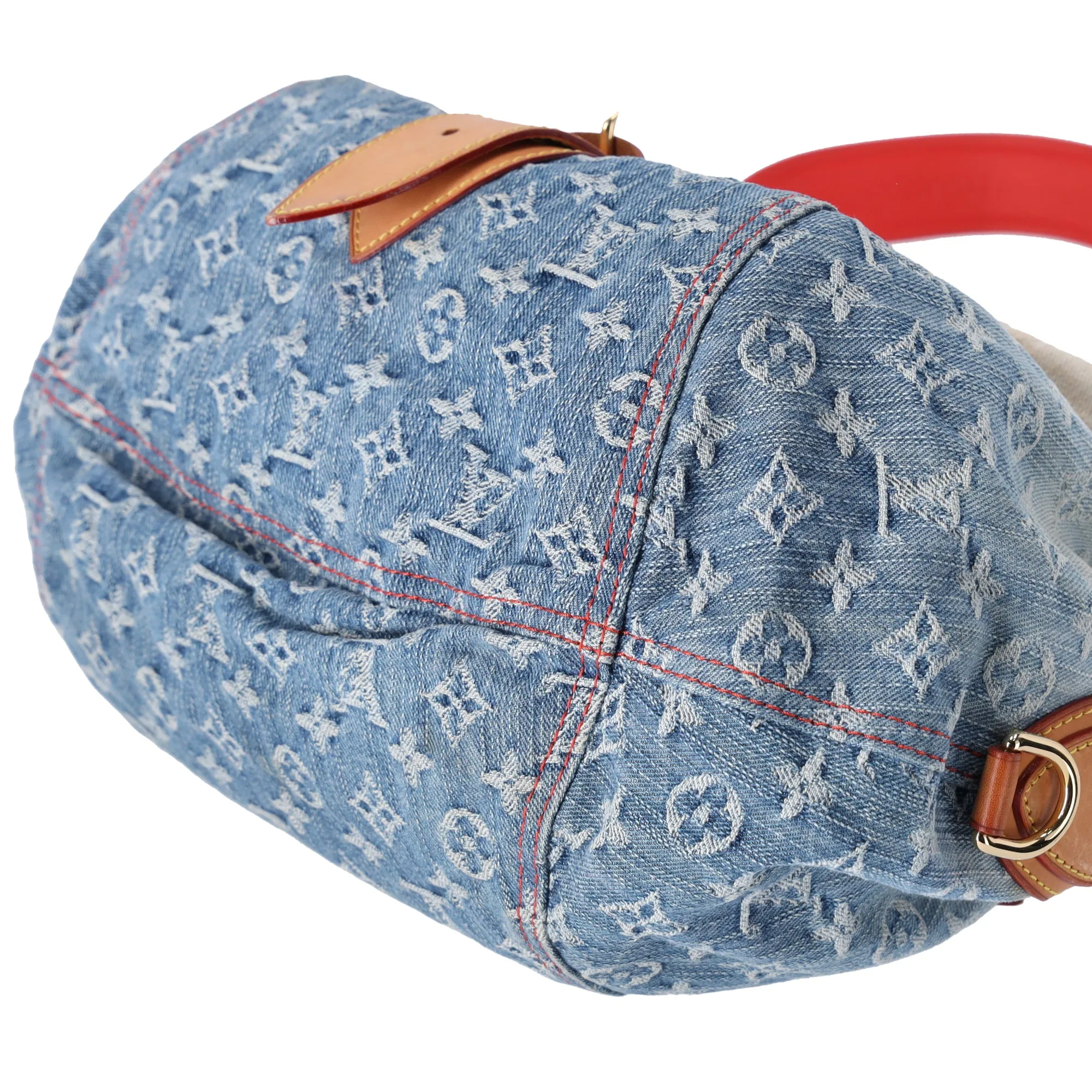 Louis Vuitton Sunshine Monogram Denim Shoulder Bag M93182 Blue Multi