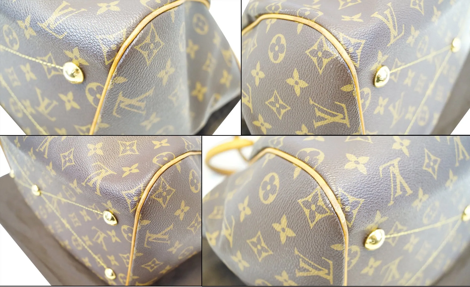 LOUIS VUITTON Tivoli GM Monogram Canvas Shoulder Bag Brown