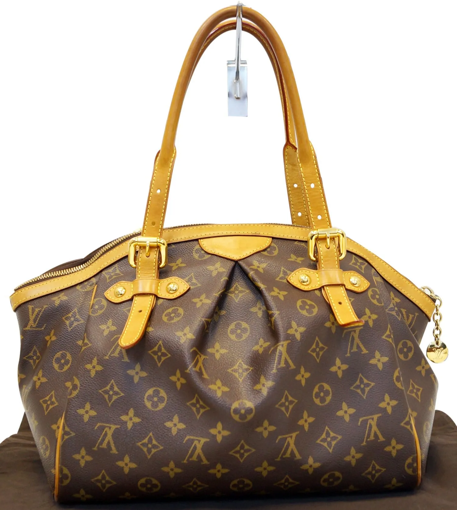 LOUIS VUITTON Tivoli GM Monogram Canvas Shoulder Bag Brown