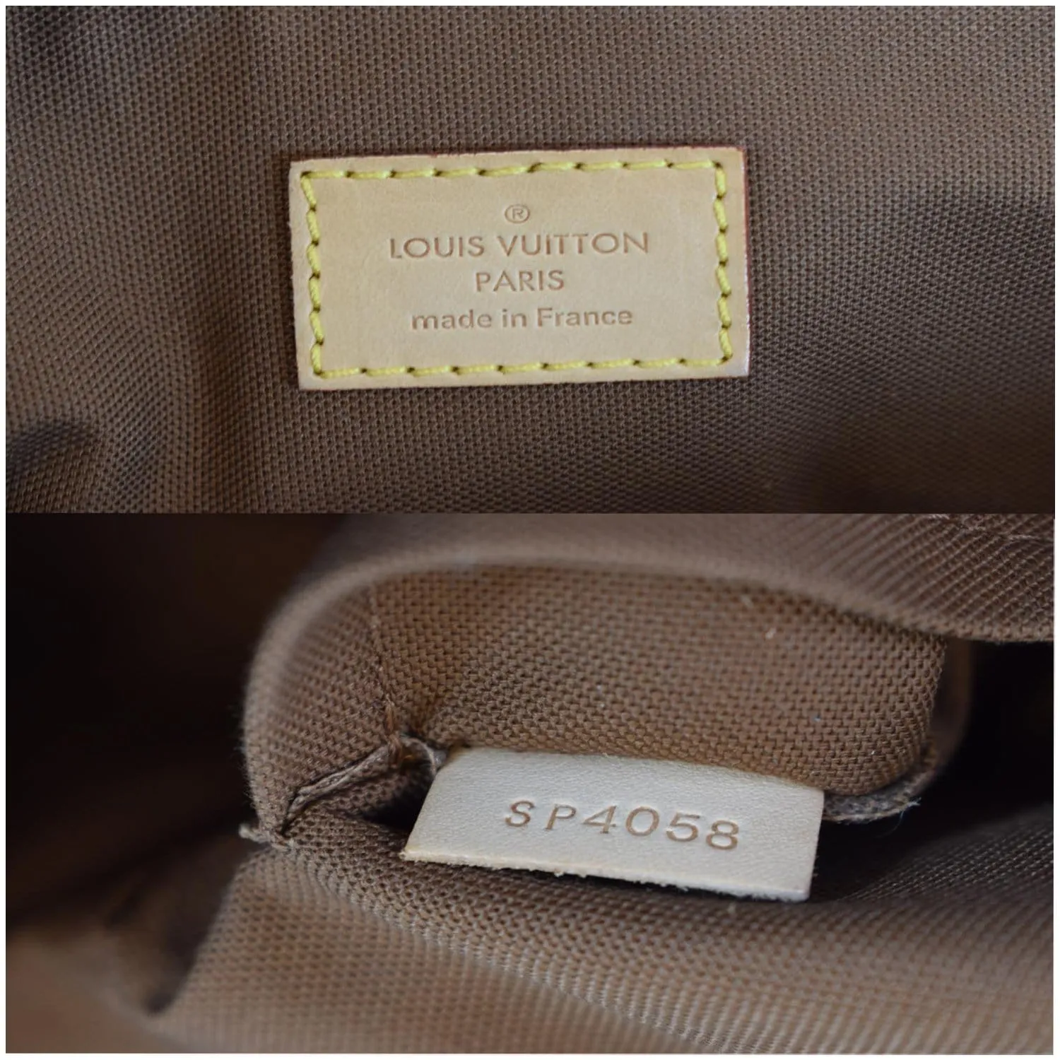 LOUIS VUITTON  Tivoli GM Monogram Canvas Shoulder Bag Brown