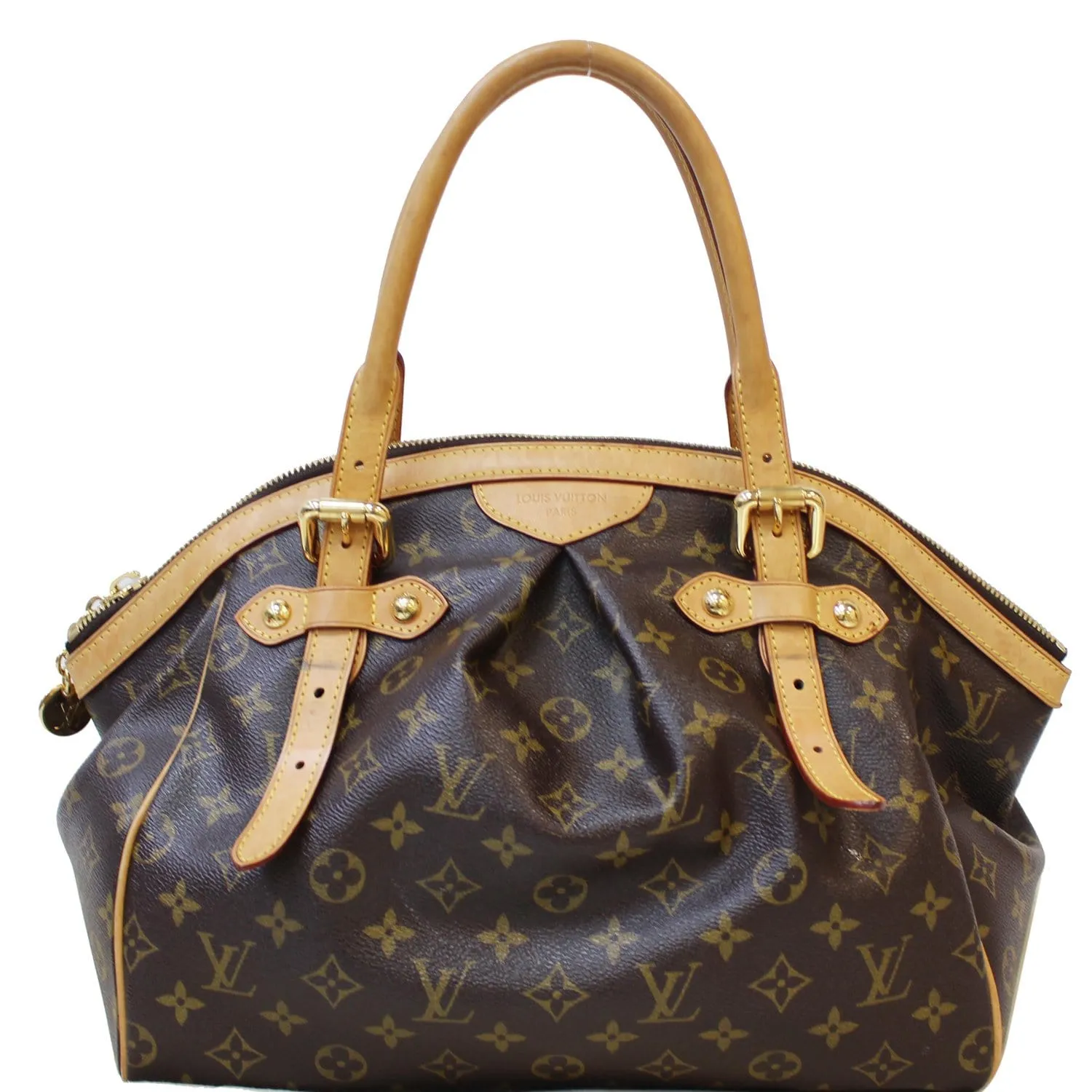 LOUIS VUITTON Tivoli GM Monogram Canvas Shoulder Bag Brown