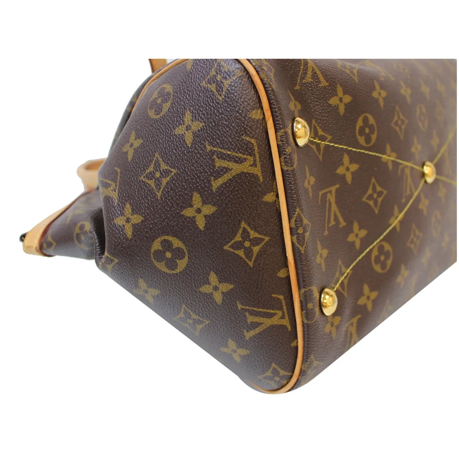 LOUIS VUITTON Tivoli GM Monogram Canvas Shoulder Bag Brown