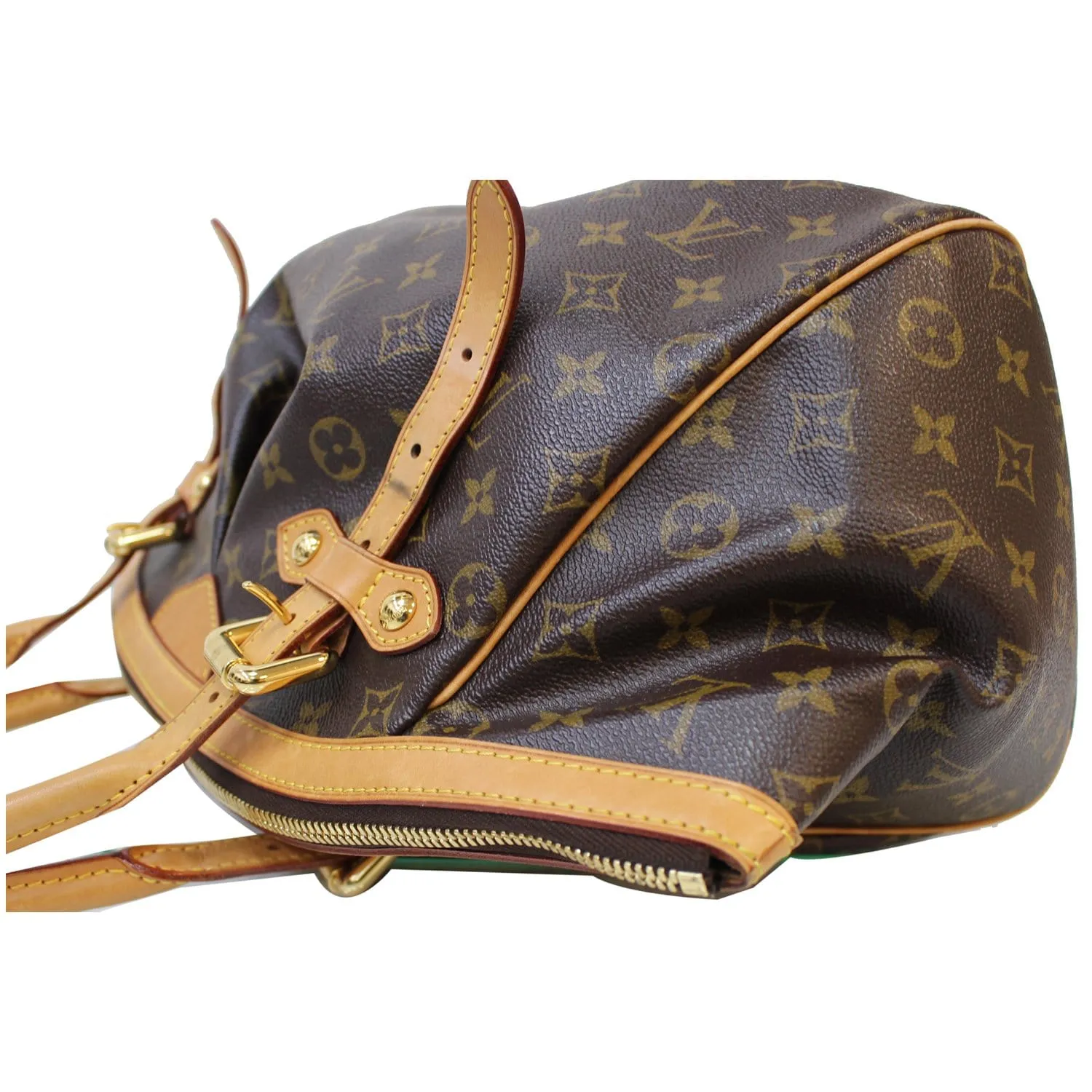 LOUIS VUITTON Tivoli GM Monogram Canvas Shoulder Bag Brown