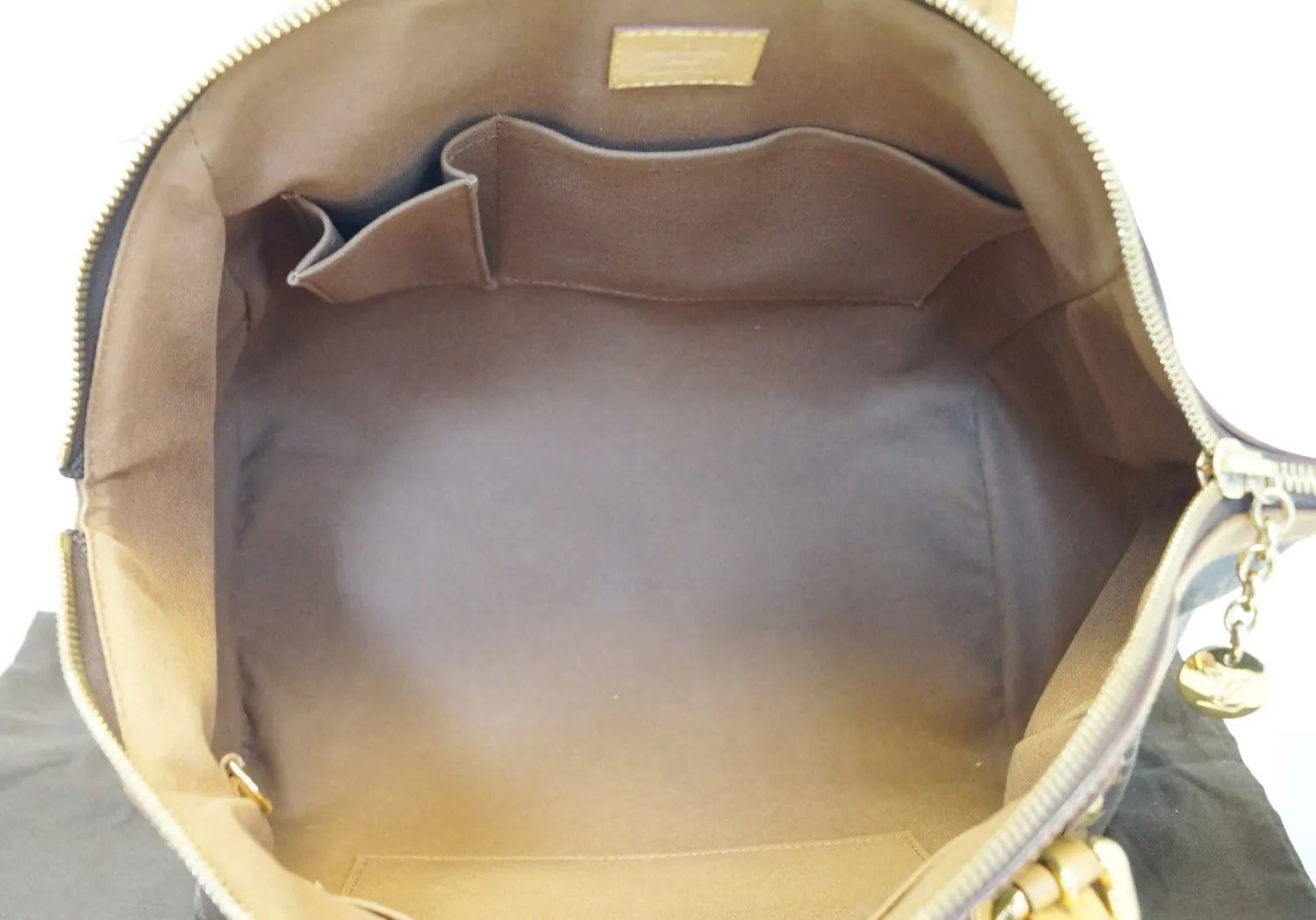 LOUIS VUITTON Tivoli GM Monogram Canvas Shoulder Bag Brown