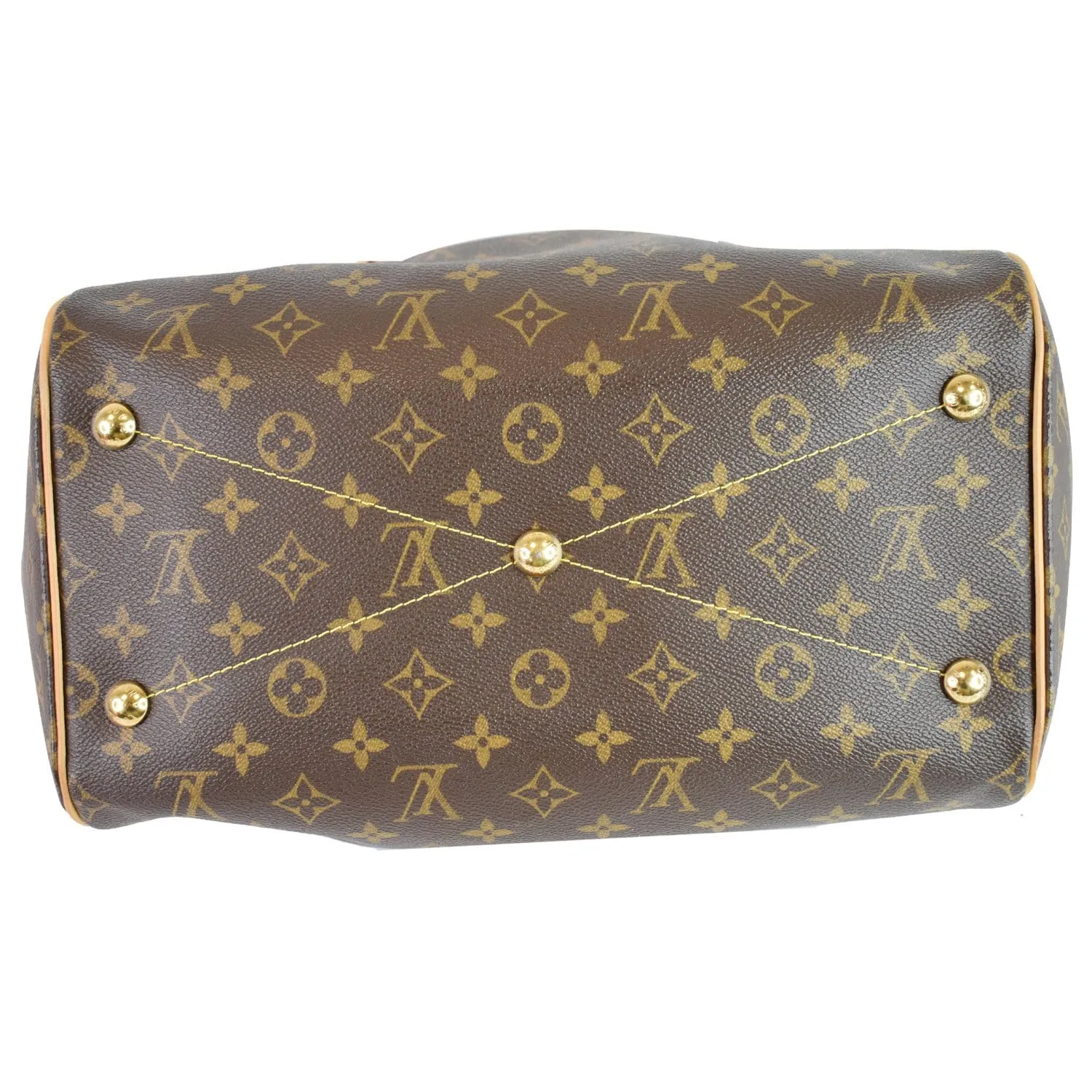 LOUIS VUITTON  Tivoli GM Monogram Canvas Shoulder Bag Brown
