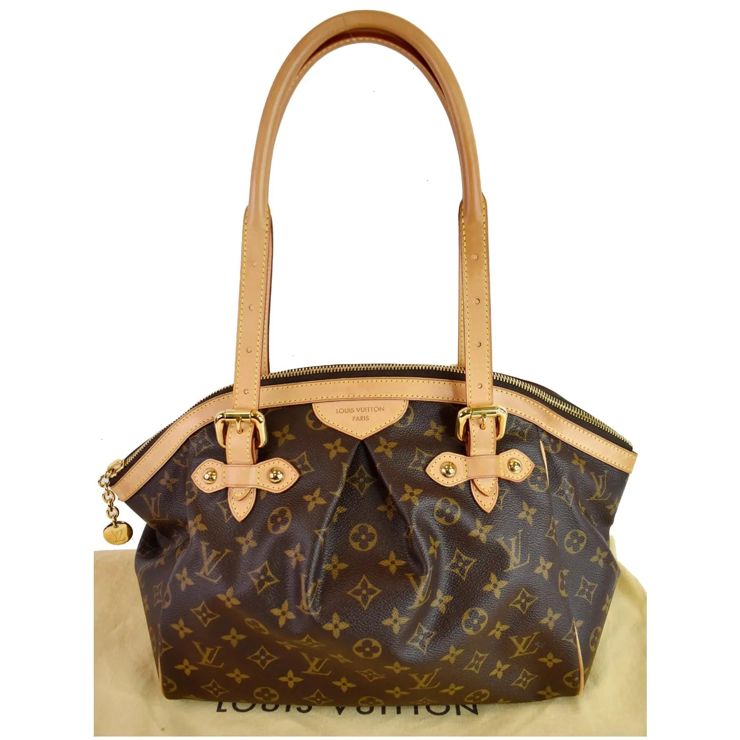 LOUIS VUITTON  Tivoli GM Monogram Canvas Shoulder Bag Brown