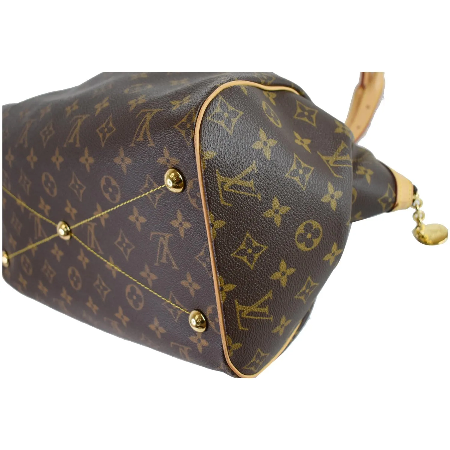 LOUIS VUITTON  Tivoli GM Monogram Canvas Shoulder Bag Brown