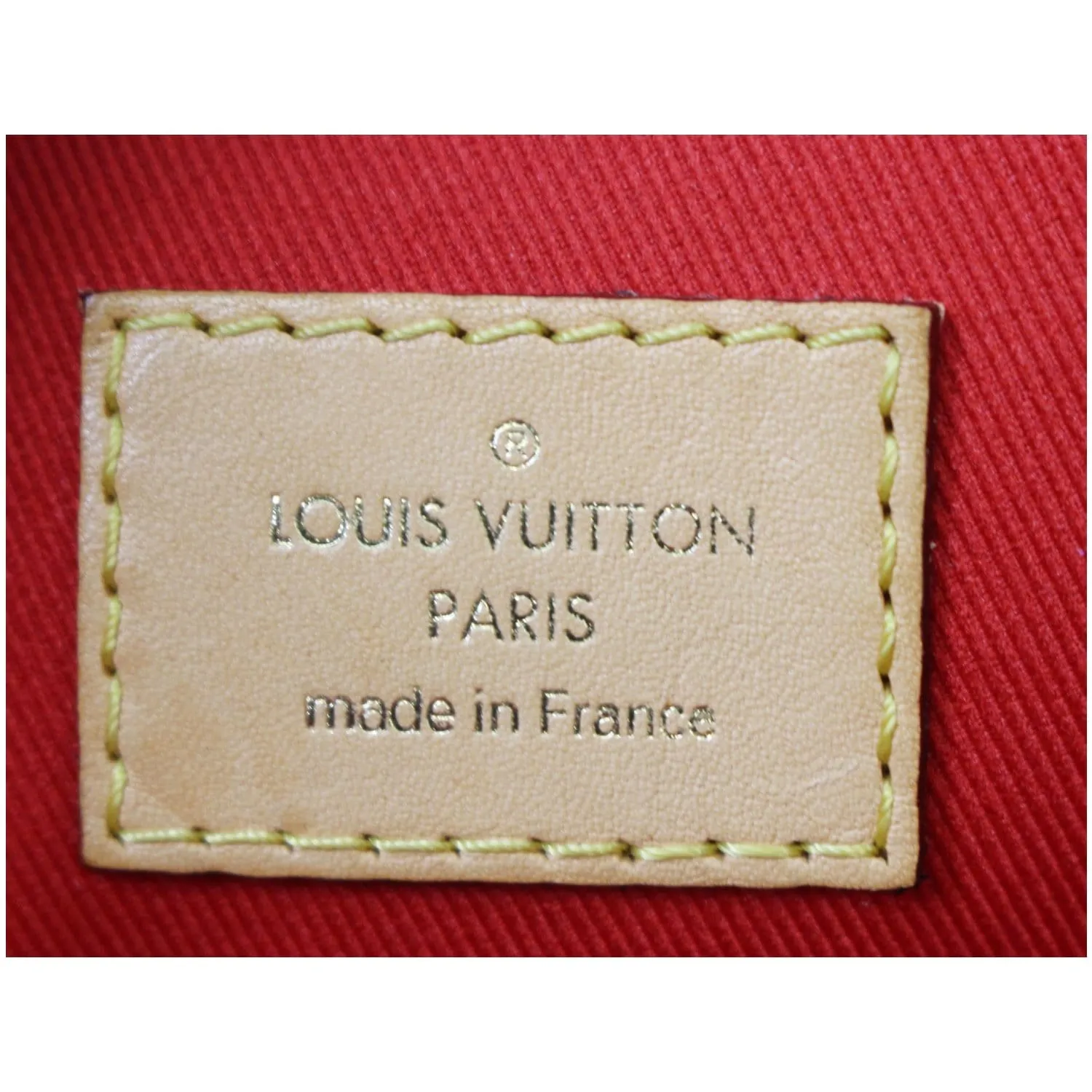 LOUIS VUITTON Tournelle PM Monogram Canvas Shoulder Handbag Brown