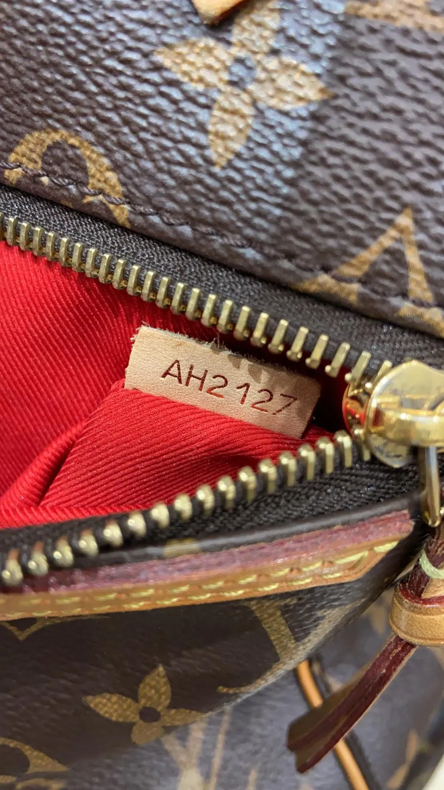 LOUIS VUITTON Tournelle PM Monogram Canvas Shoulder Handbag Brown