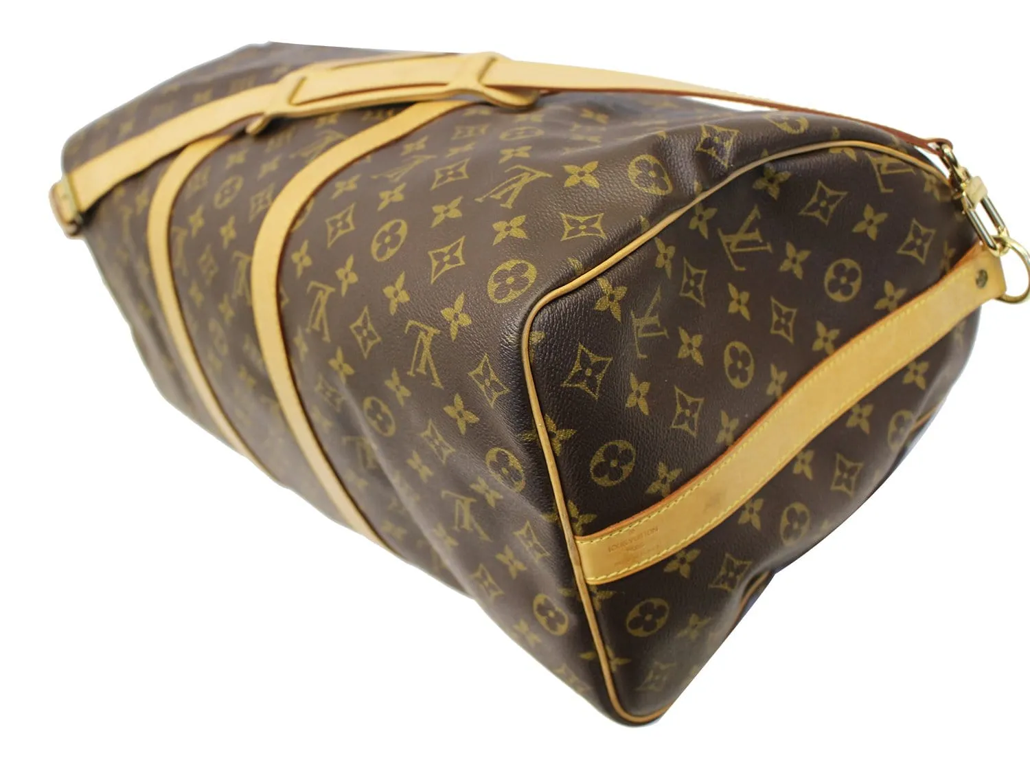 LOUIS VUITTON Travel Bag Monogram Keepall 50 Bandouliere Used