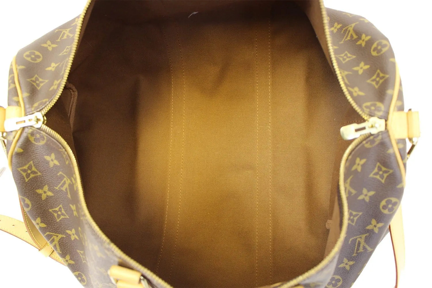 LOUIS VUITTON Travel Bag Monogram Keepall 50 Bandouliere Used
