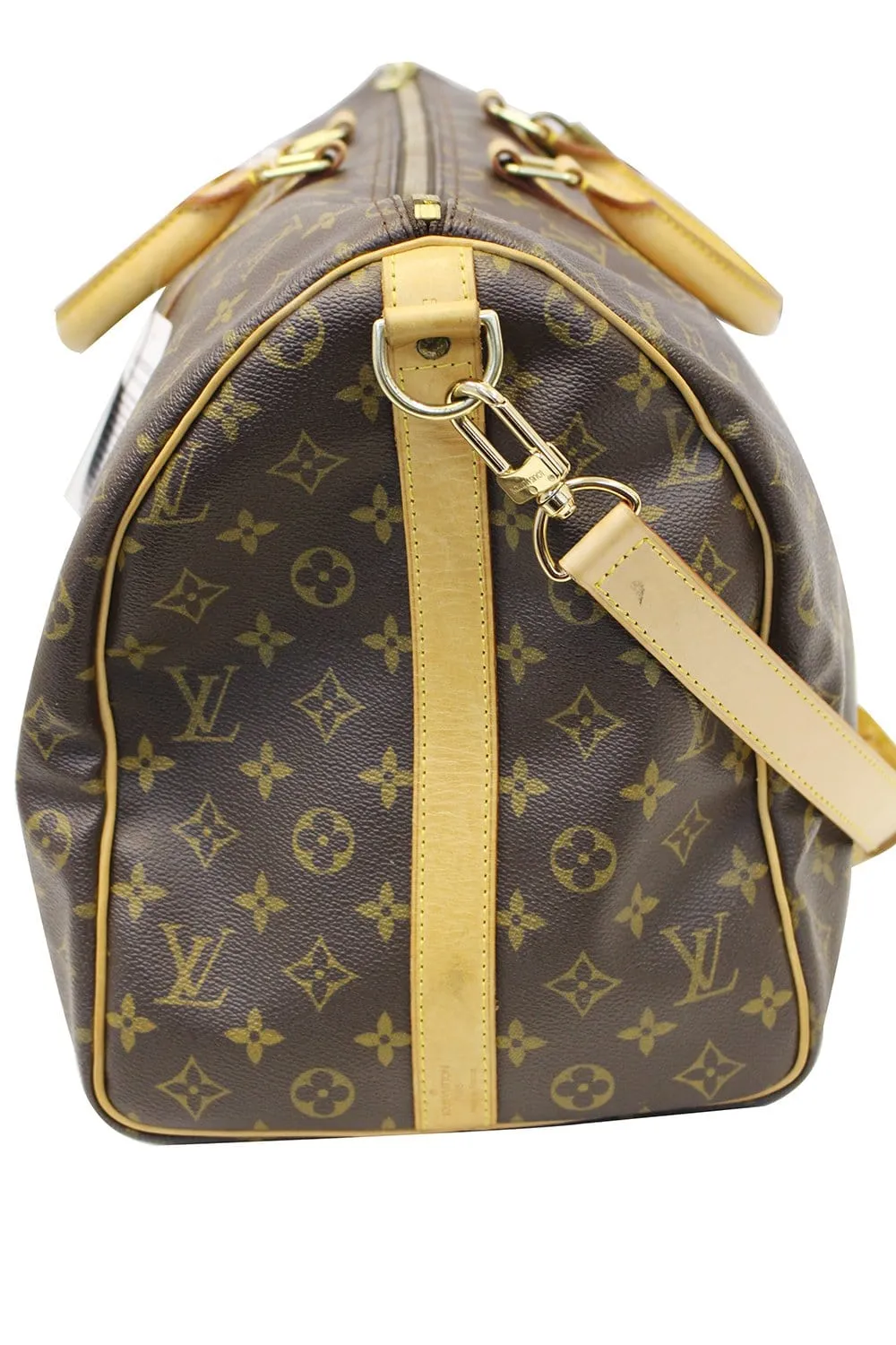 LOUIS VUITTON Travel Bag Monogram Keepall 50 Bandouliere Used