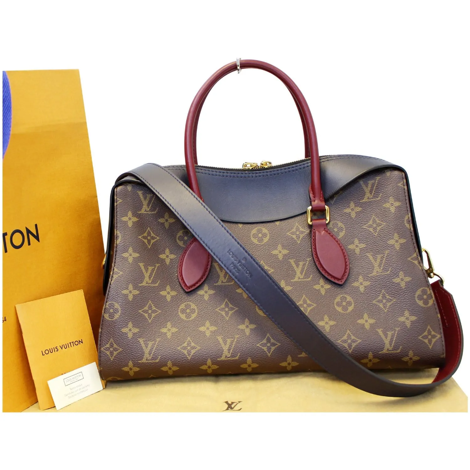 LOUIS VUITTON Tuileries Monogram Canvas Tote Shoulder Bag