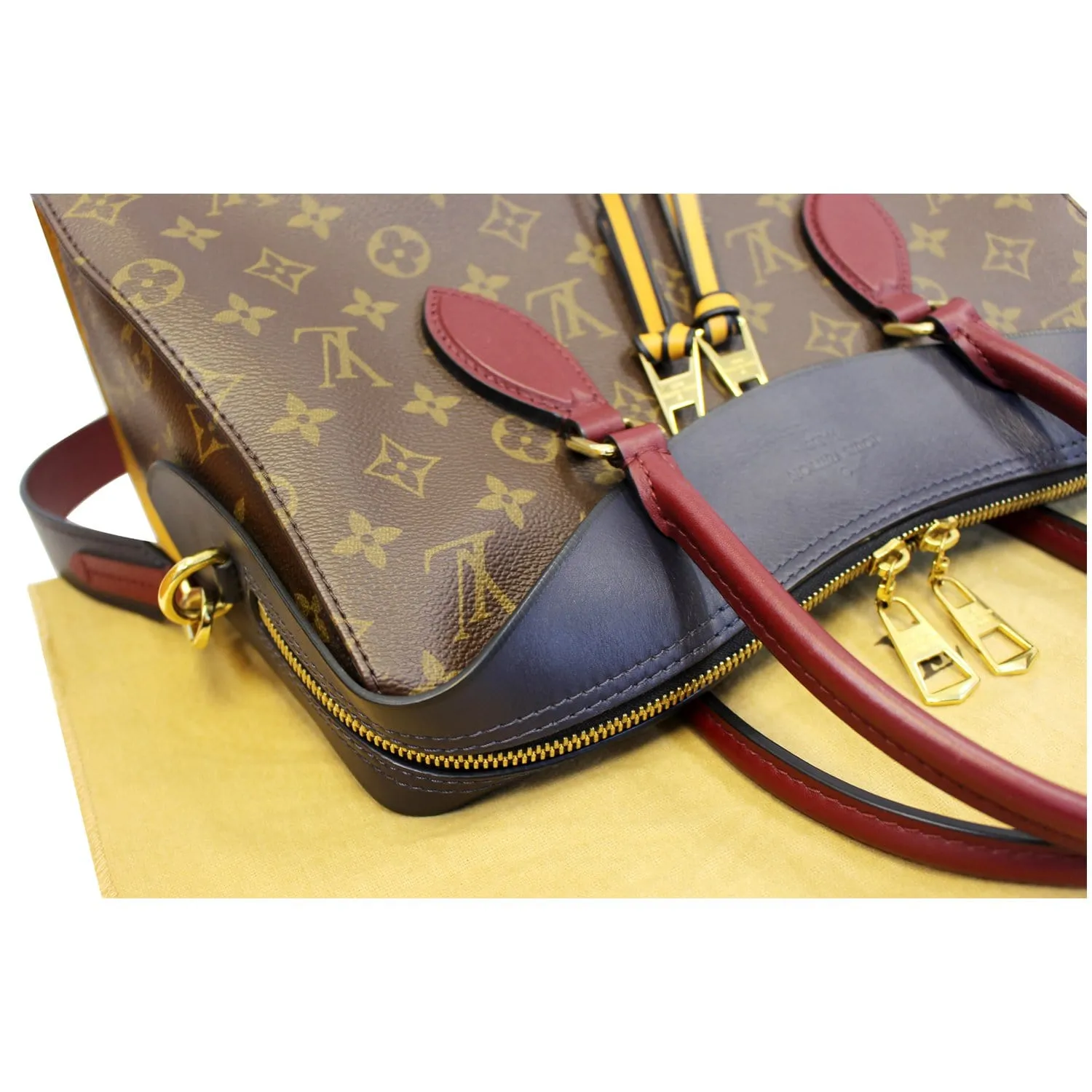 LOUIS VUITTON Tuileries Monogram Canvas Tote Shoulder Bag