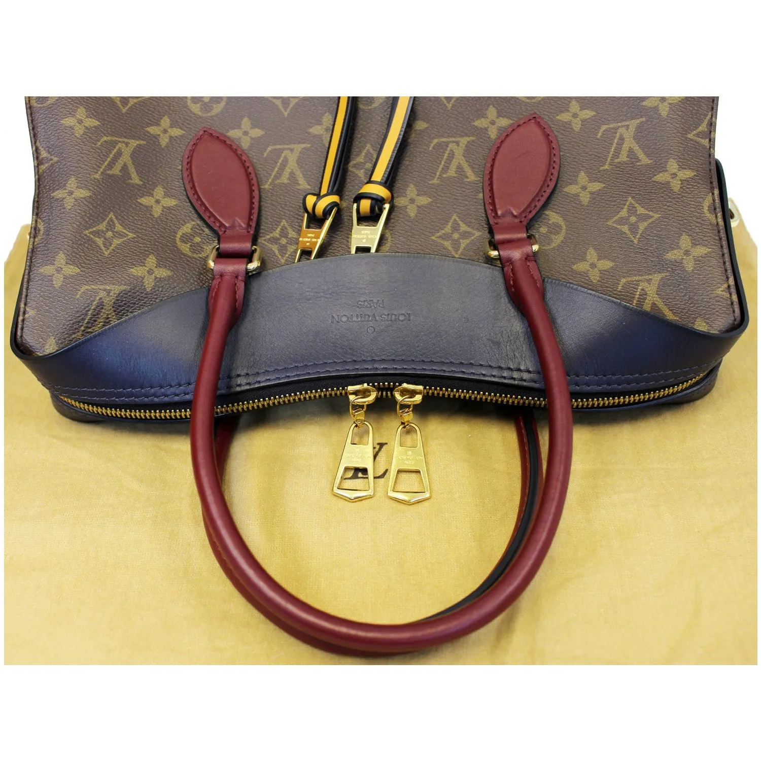 LOUIS VUITTON Tuileries Monogram Canvas Tote Shoulder Bag