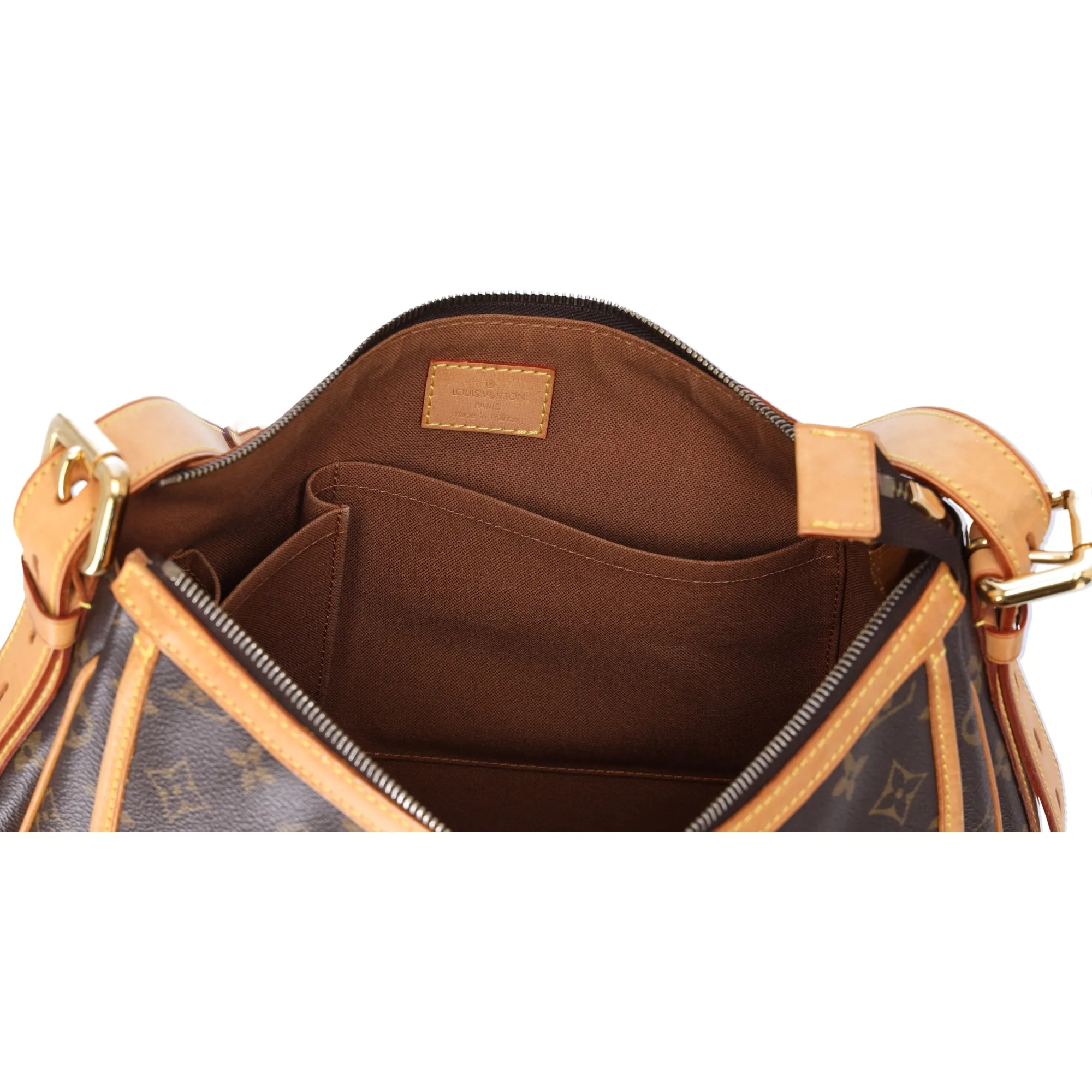 Louis Vuitton Tulum GM Monogram Shoulder Bag M40075 Brown