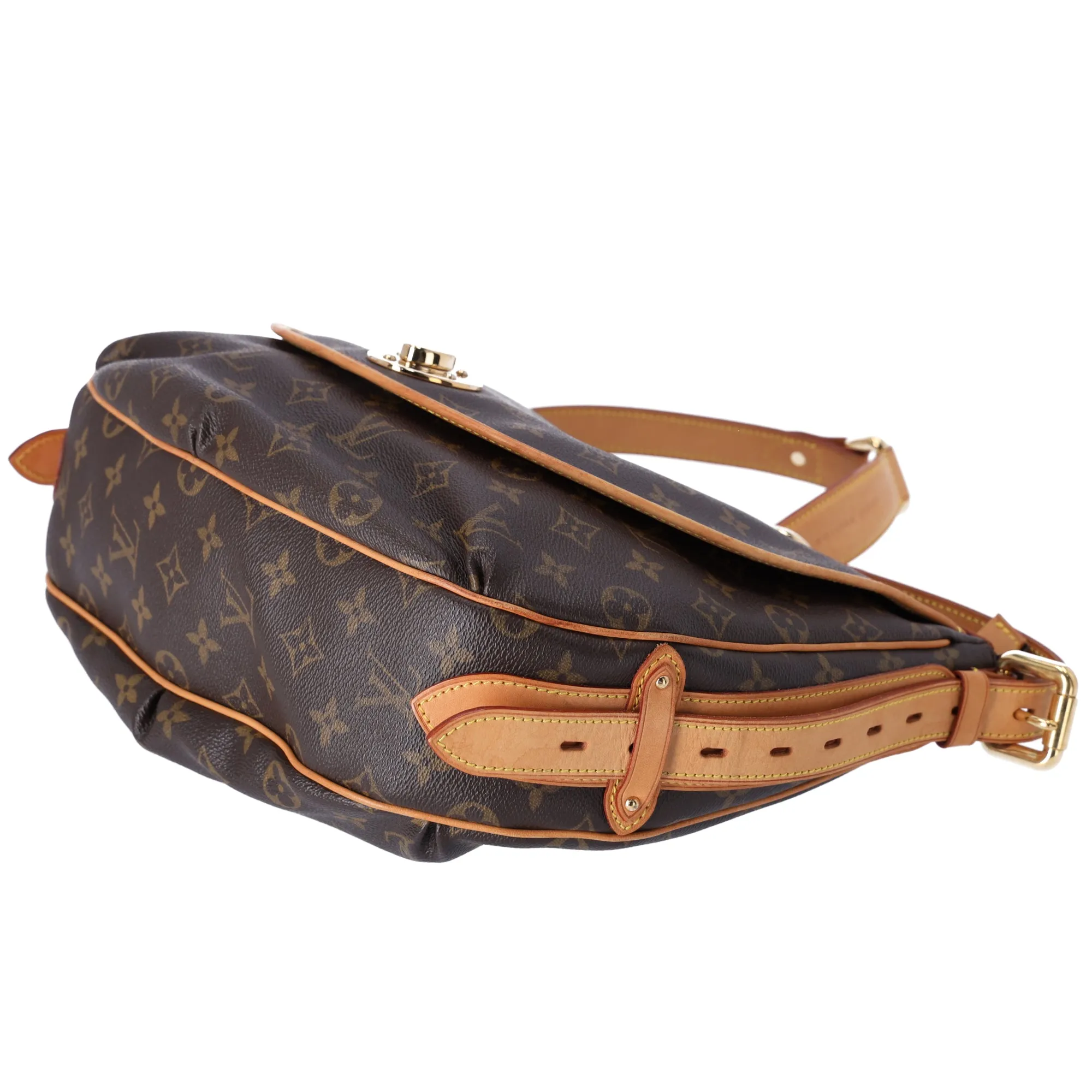 Louis Vuitton Tulum GM Monogram Shoulder Bag M40075 Brown