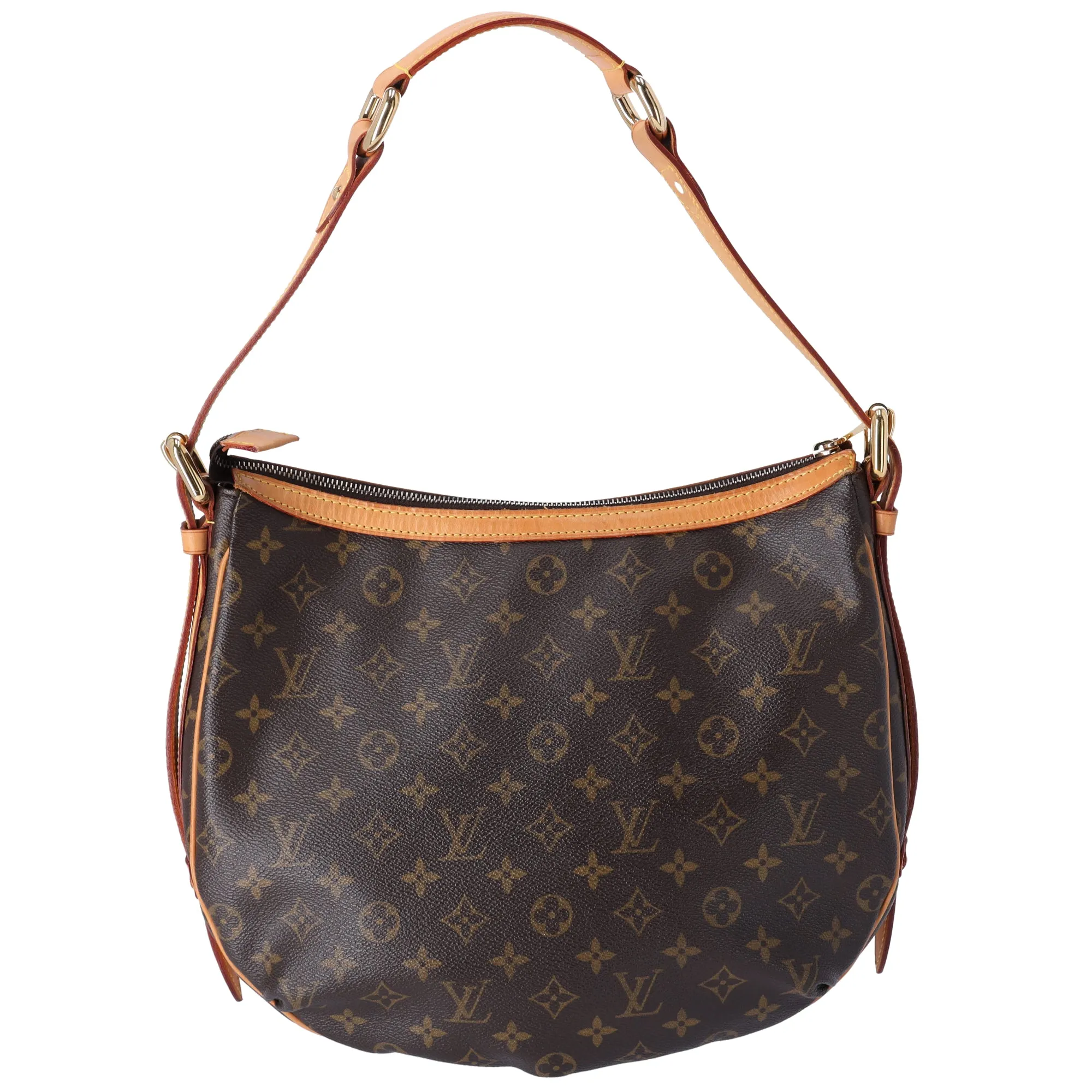 Louis Vuitton Tulum GM Monogram Shoulder Bag M40075 Brown