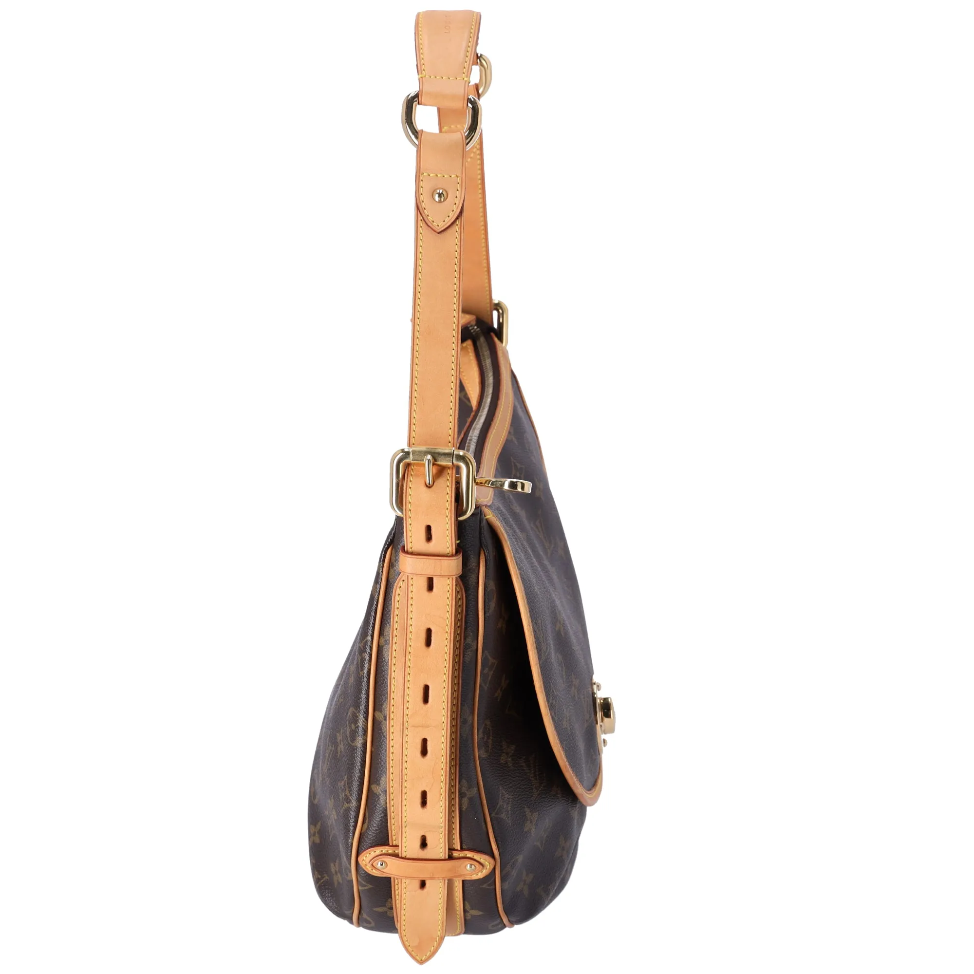 Louis Vuitton Tulum GM Monogram Shoulder Bag M40075 Brown