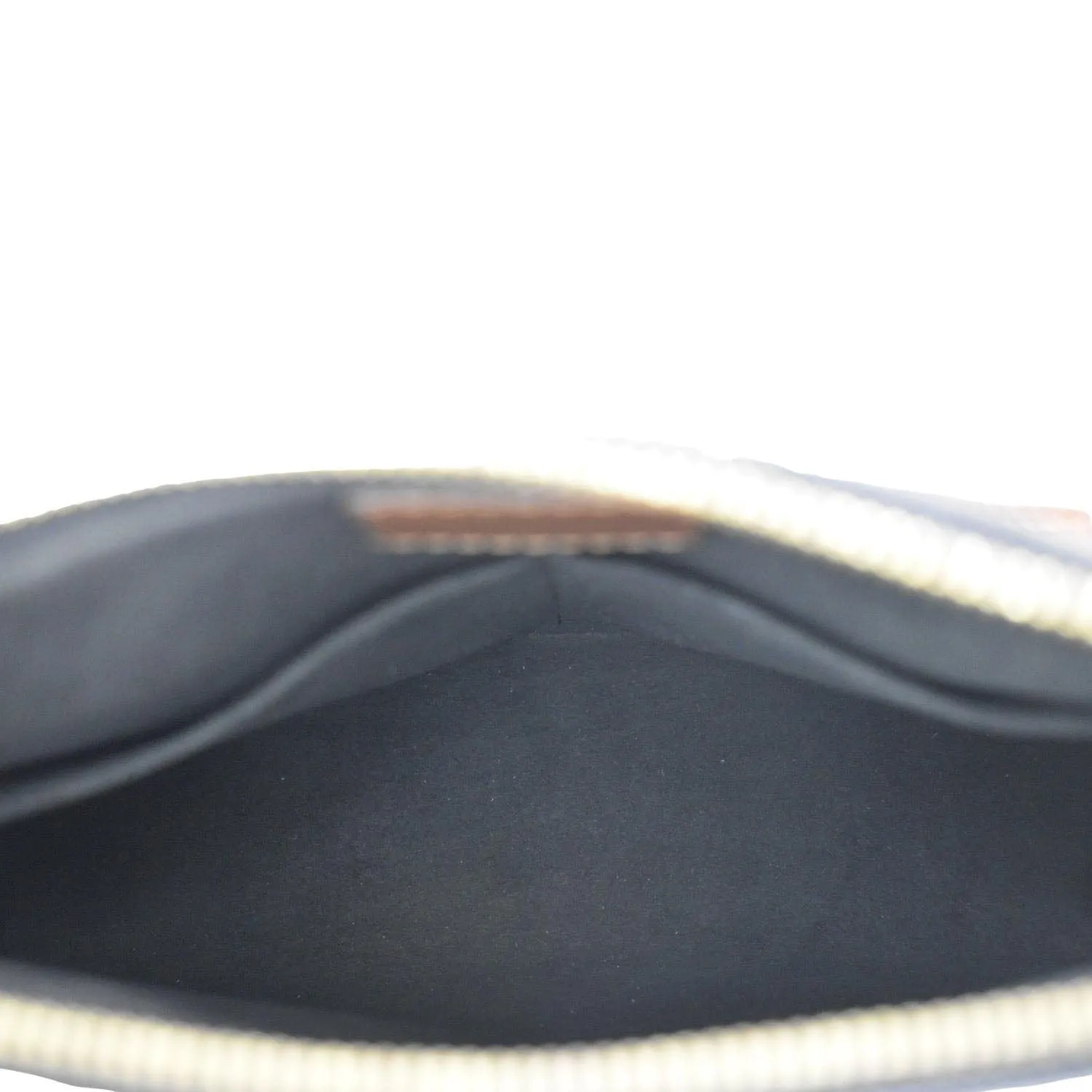 LOUIS VUITTON V BB Monogram Canvas Tote Shoulder Bag Black