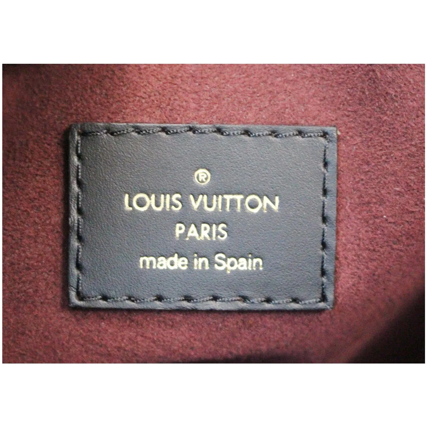 LOUIS VUITTON V MM Monogram Canvas Tote Shoulder Bag Bordeaux - 15% OFF