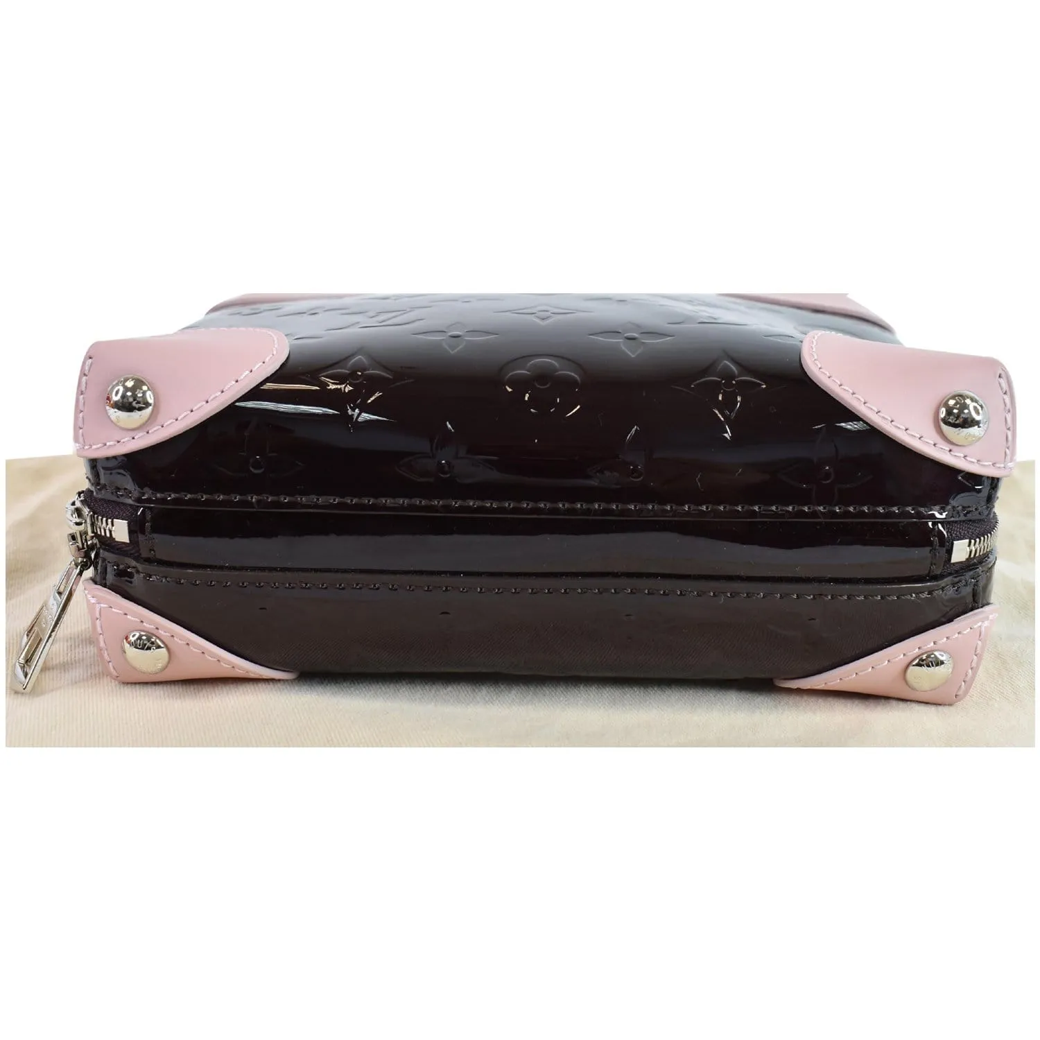 LOUIS VUITTON Venice Monogram Vernis Leather Shoulder Bag Amarante