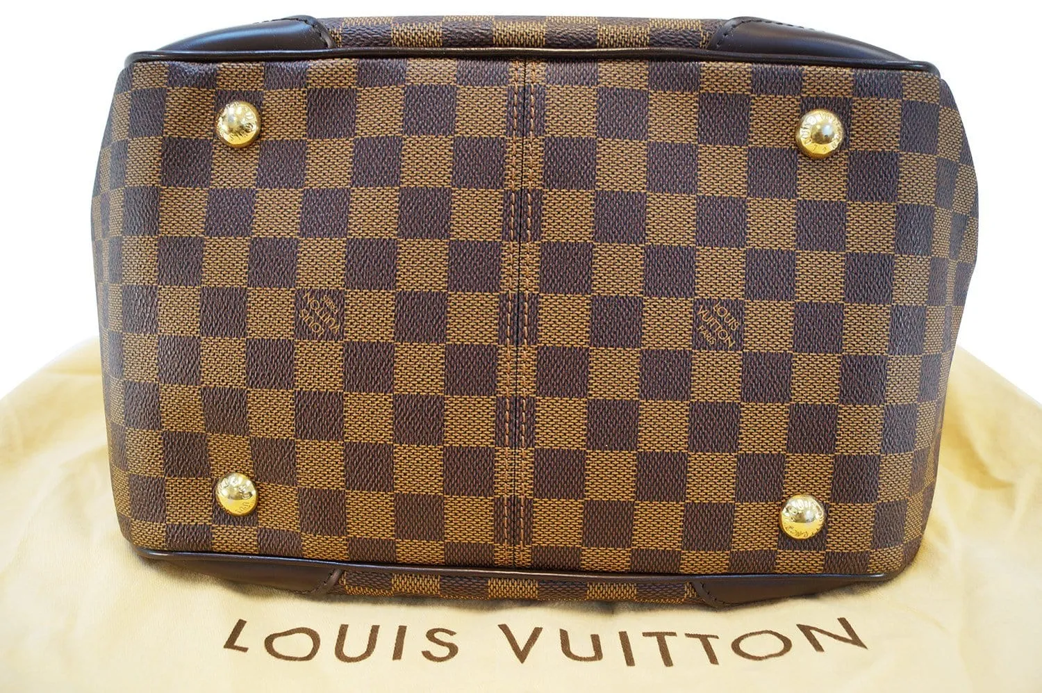 LOUIS VUITTON Verona MM Damier Ebene Shoulder Handbag