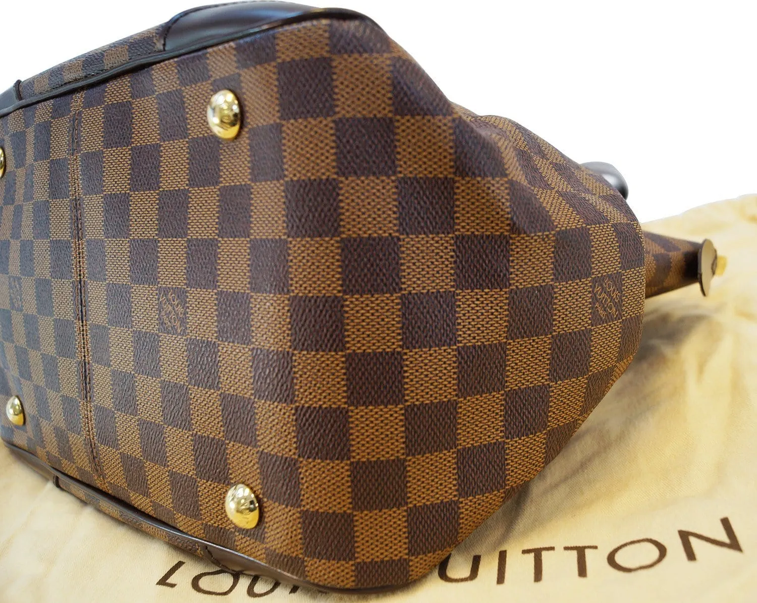 LOUIS VUITTON Verona MM Damier Ebene Shoulder Handbag