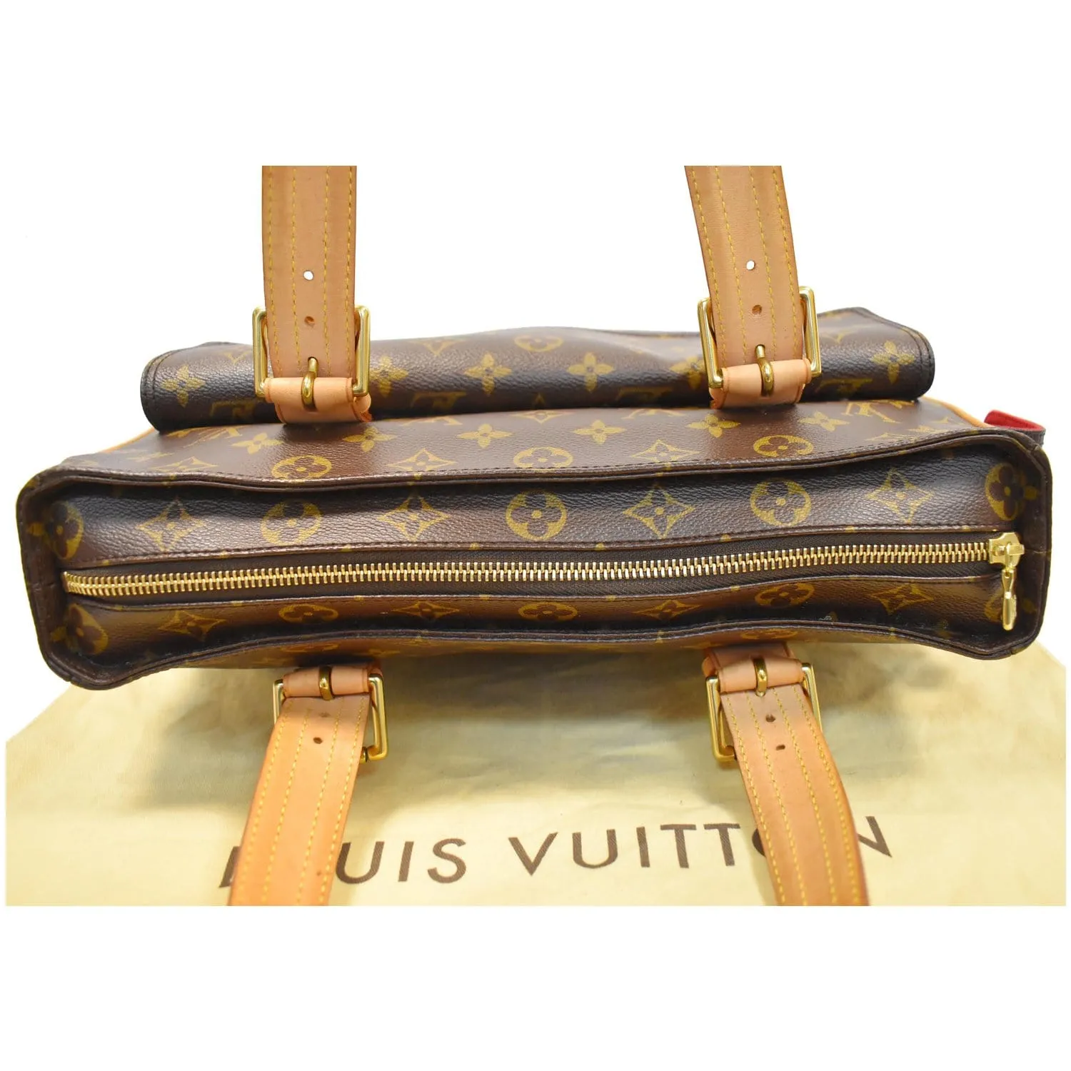 LOUIS VUITTON Viva Cite GM Monogram Canvas Shoulder Bag Brown