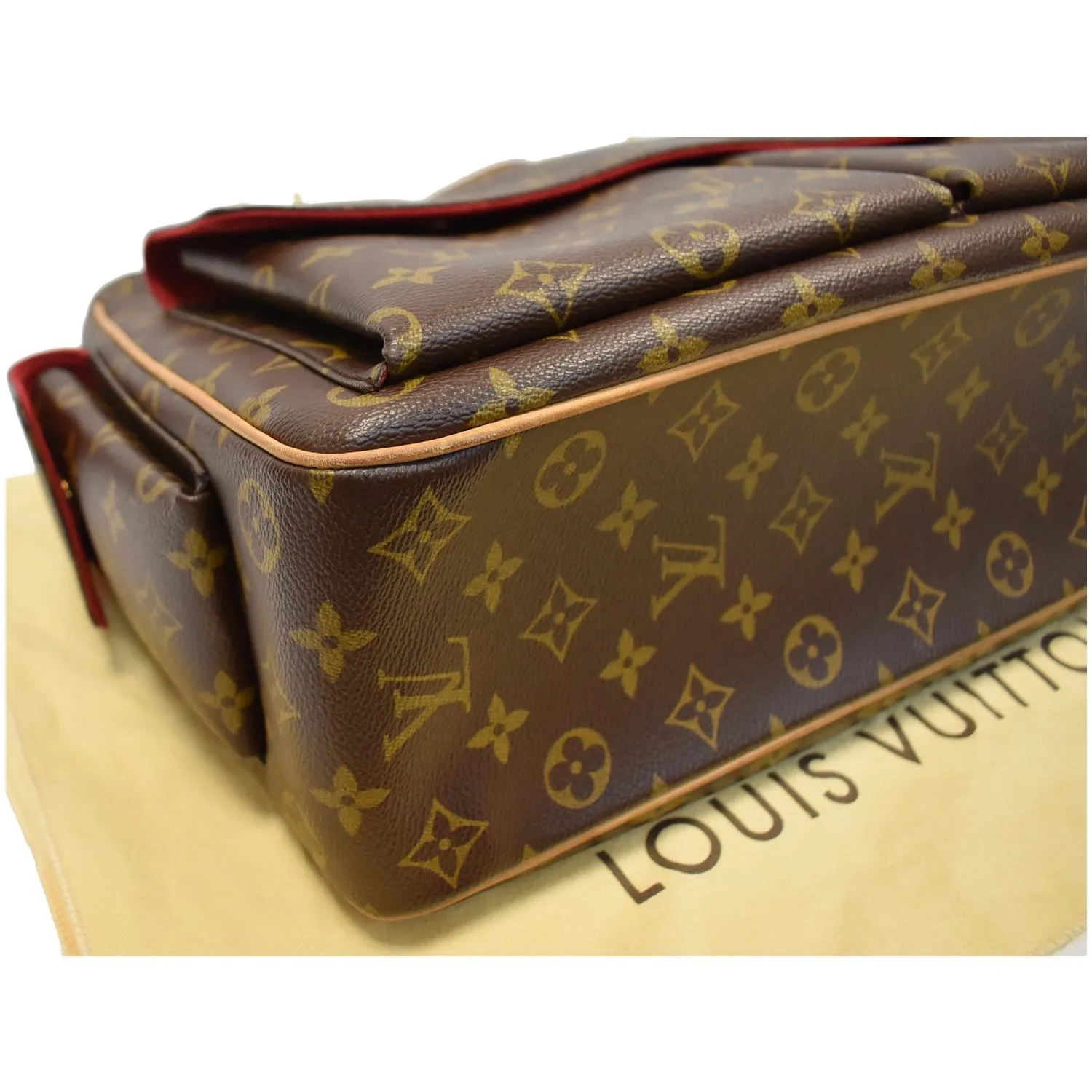 LOUIS VUITTON Viva Cite GM Monogram Canvas Shoulder Bag Brown