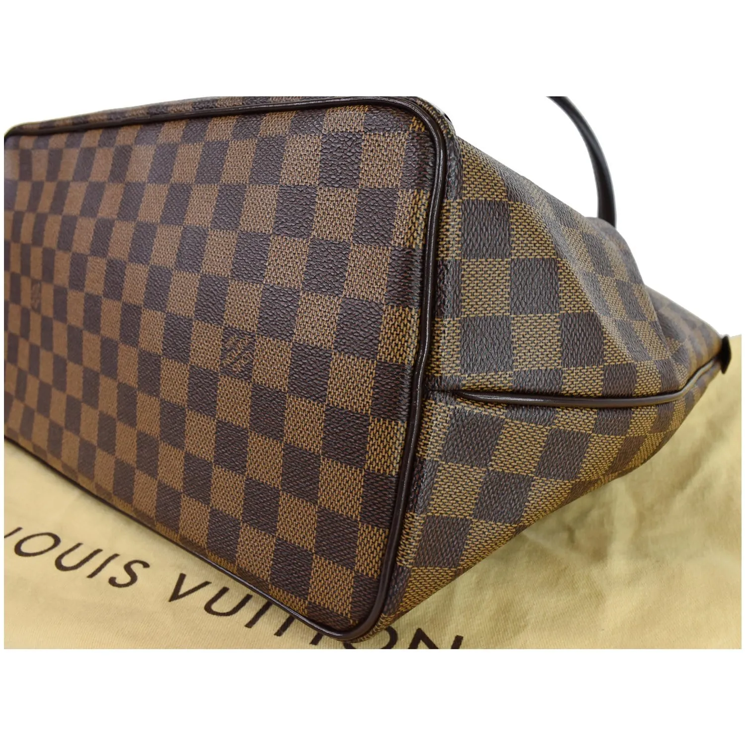 LOUIS VUITTON Westminster GM Damier Ebene Tote Shoulder Bag Brown