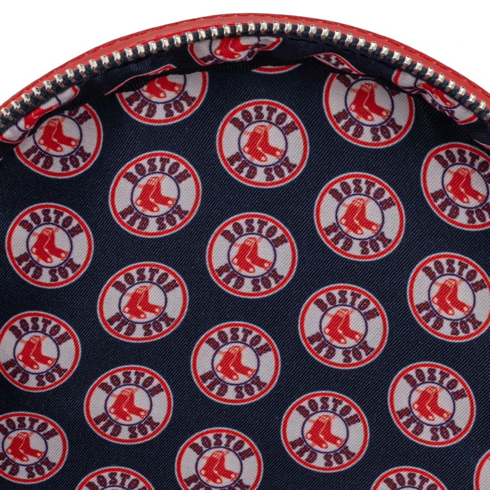 Loungefly Boston Red Sox Logo Mini Backpack