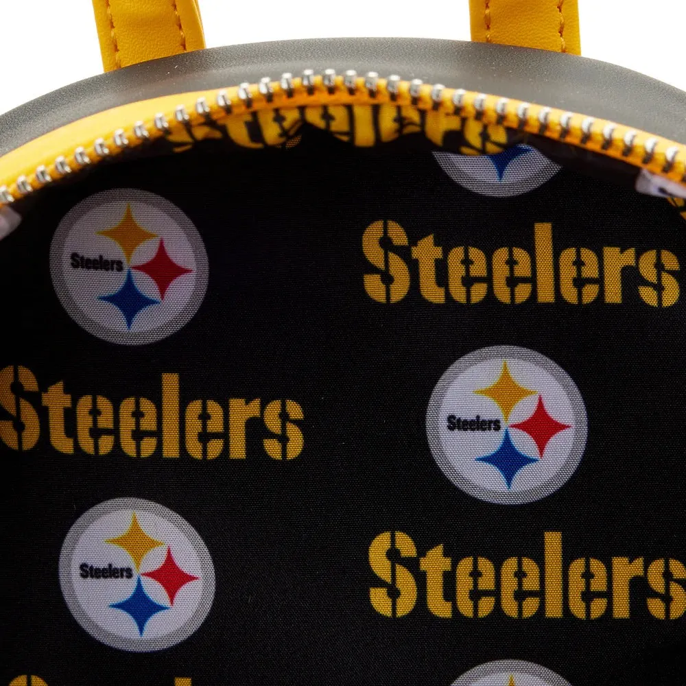 Loungefly NFL Pittsburgh Steelers Patches Mini Backpack