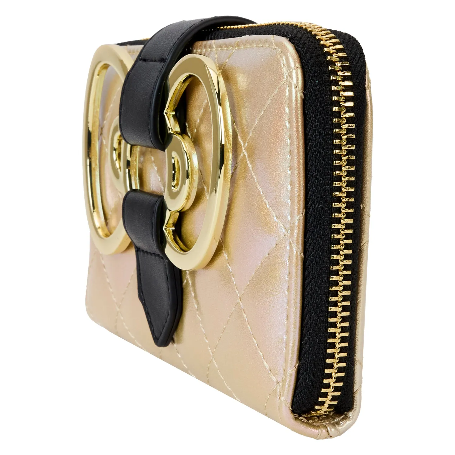 Loungefly Sanrio 50th Anniversary Gold Zip Around Wallet
