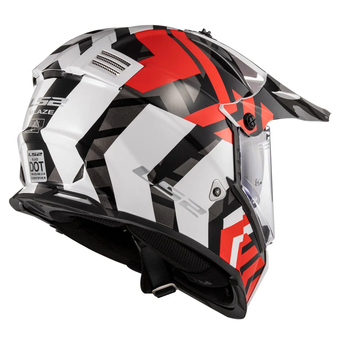 LS2 Helmets Blaze Xtreme Motorcycle Dual Sport Helmet