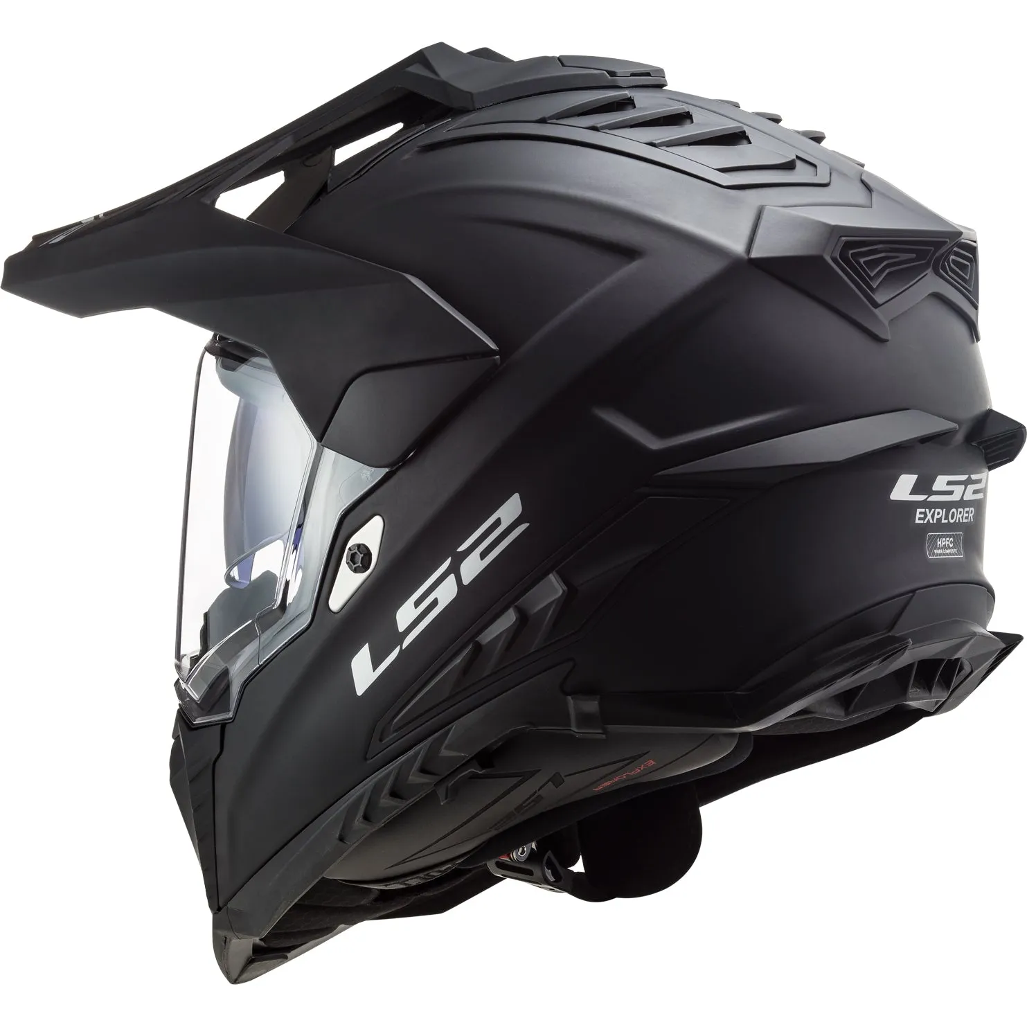 LS2 Helmets Explorer XT Solid Motorcycle Dual Sport Helmet
