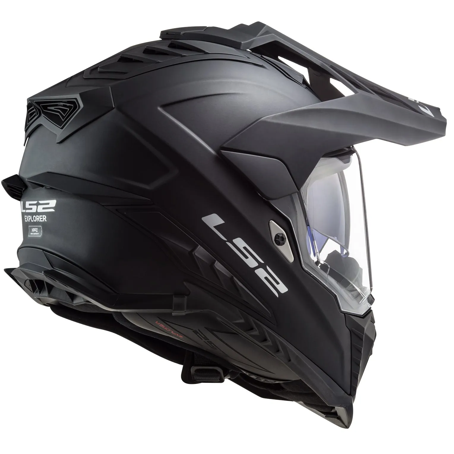 LS2 Helmets Explorer XT Solid Motorcycle Dual Sport Helmet