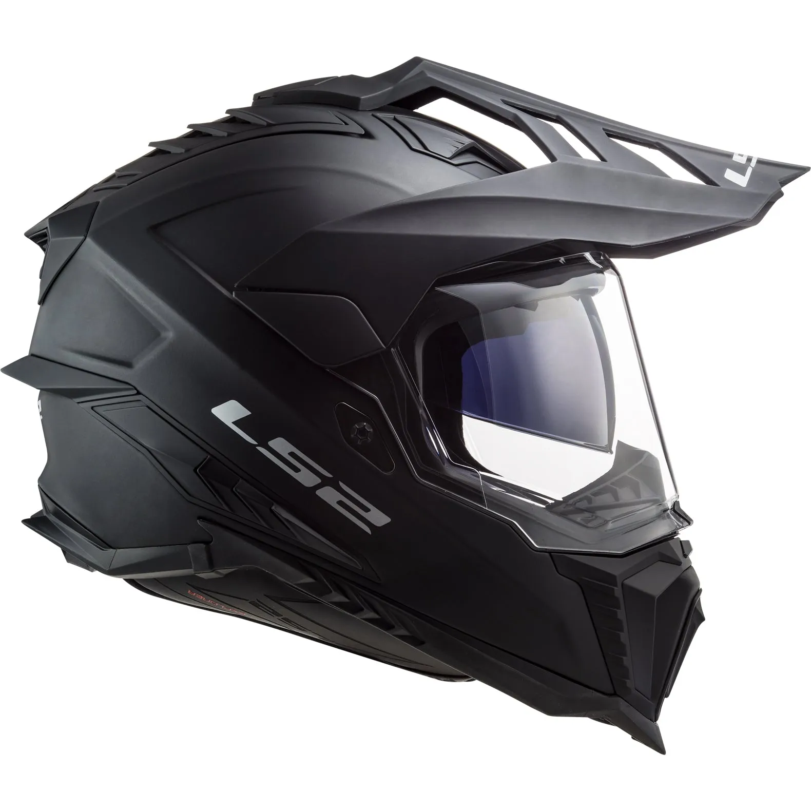 LS2 Helmets Explorer XT Solid Motorcycle Dual Sport Helmet