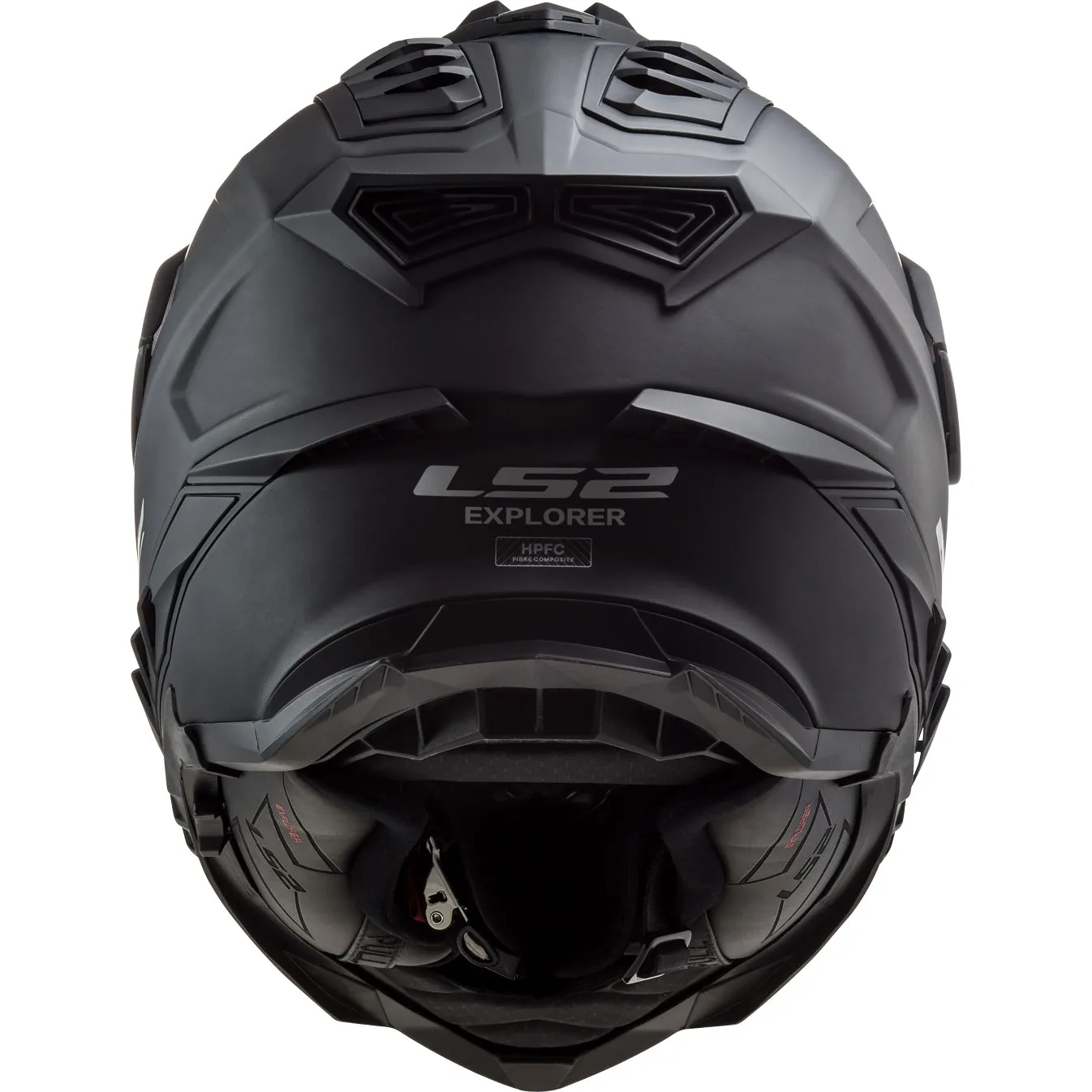 LS2 Helmets Explorer XT Solid Motorcycle Dual Sport Helmet