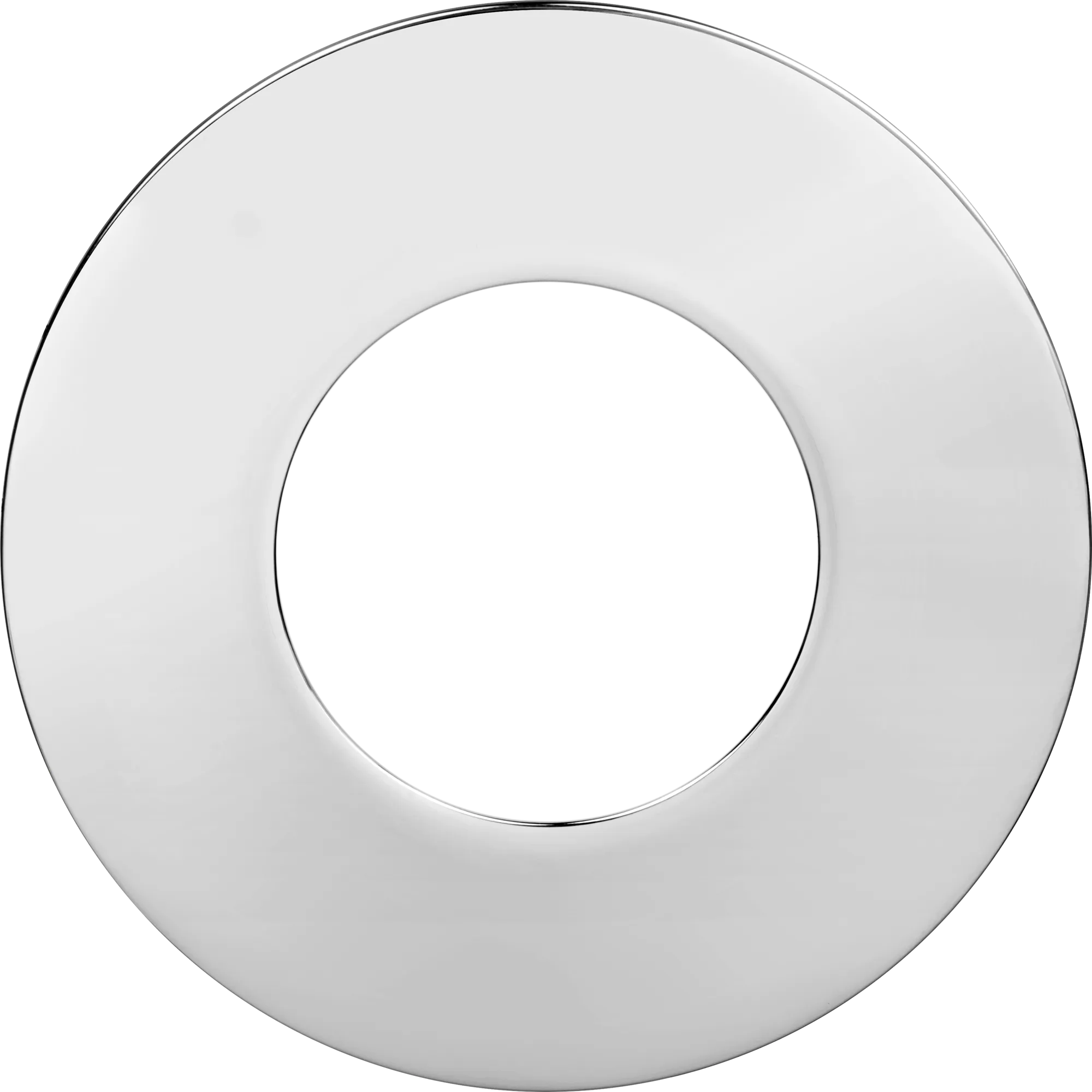 Luceco EFCFBZPC FType Compact Bezel Accessory Flat - Polished Chrome