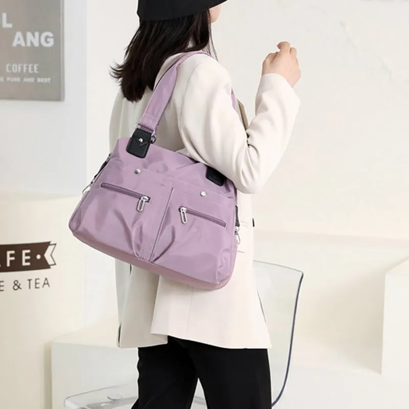 lusailstore - Large Capacity Waterproof Multi Pocket Shoulder Bag